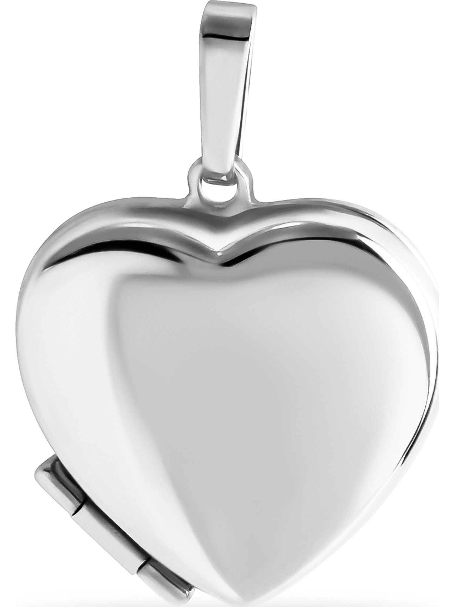 FAVS Kettenanhänger FAVS Damen-Medaillon 925er Silber Herz