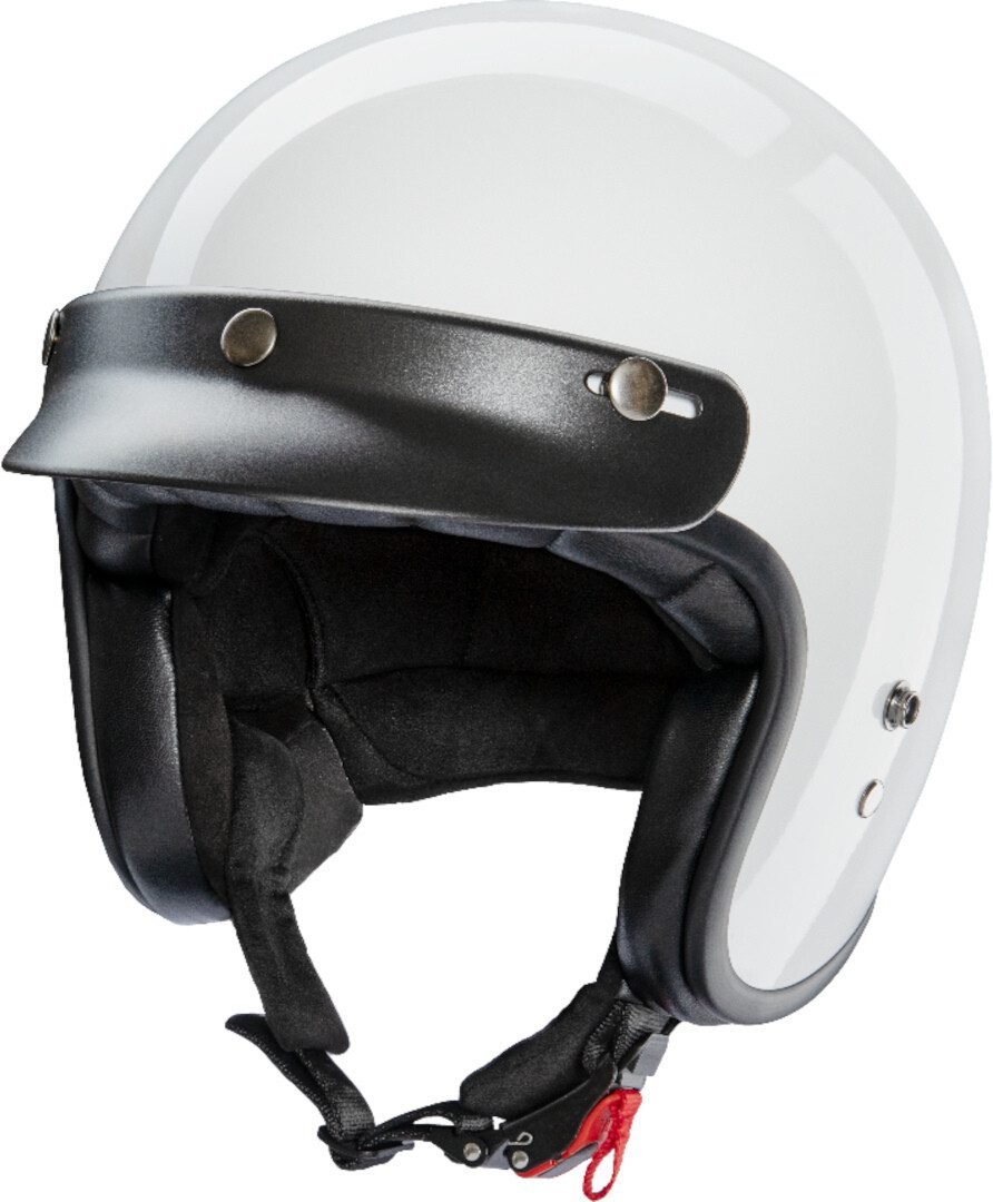 Redbike Motorradhelm RB-720 Basic Jethelm, Ratschenverschluss, ECE 22.06