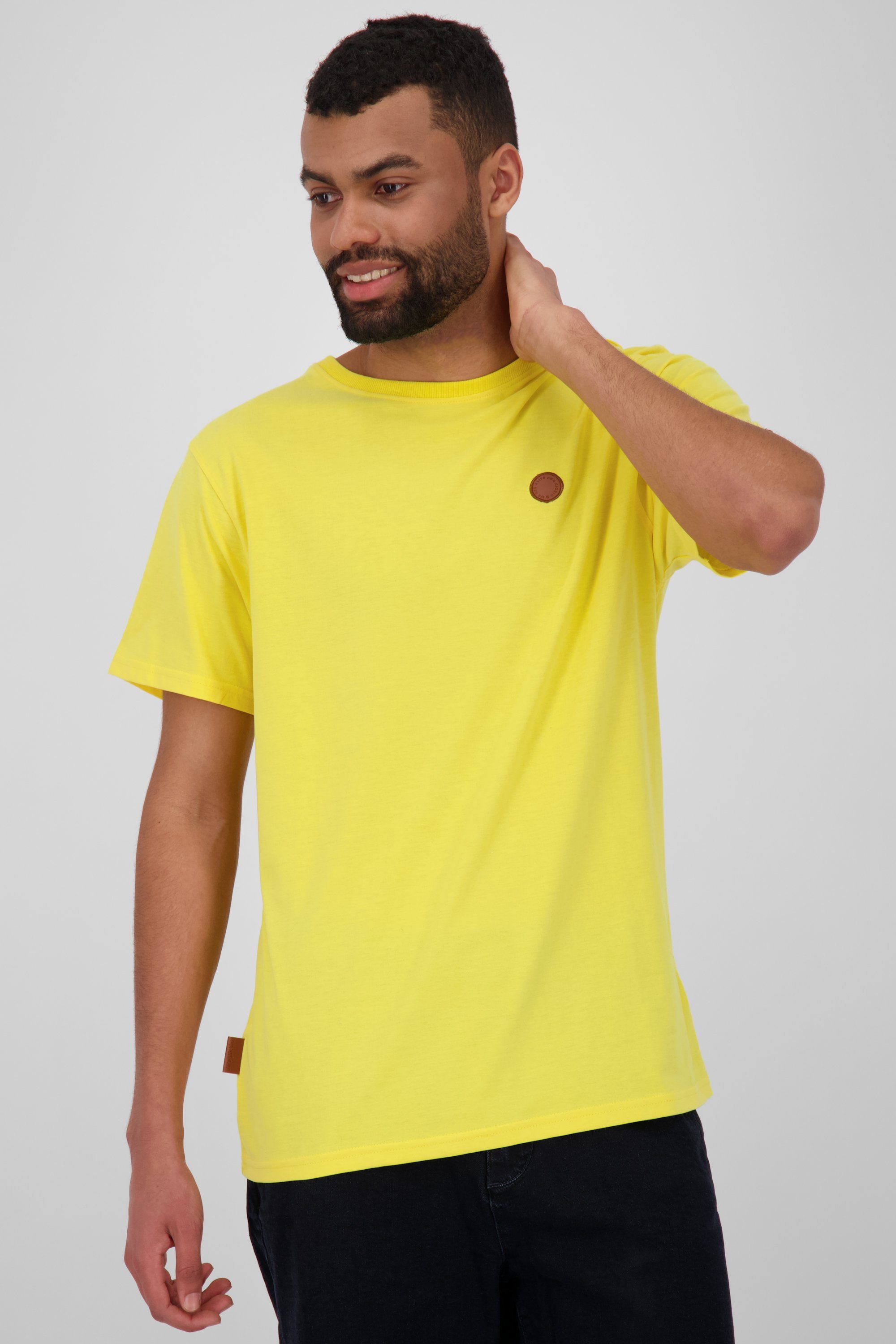 Alife & Kickin T-Shirt MaddoxAK Shirt Herren T-Shirt citron