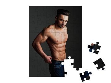 puzzleYOU Puzzle Sexy in Jeans: Male Model, 48 Puzzleteile, puzzleYOU-Kollektionen Erotik