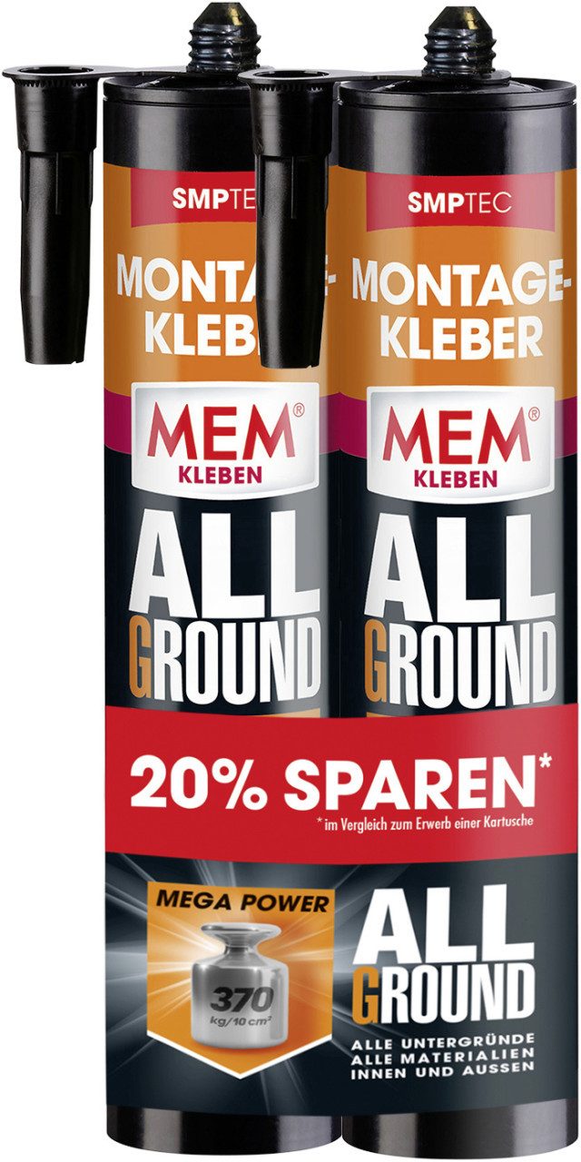 MEM Bauchemie Montagekleber MEM Montagekleber Mega Power 2x 450 g – Bild 2 von 5