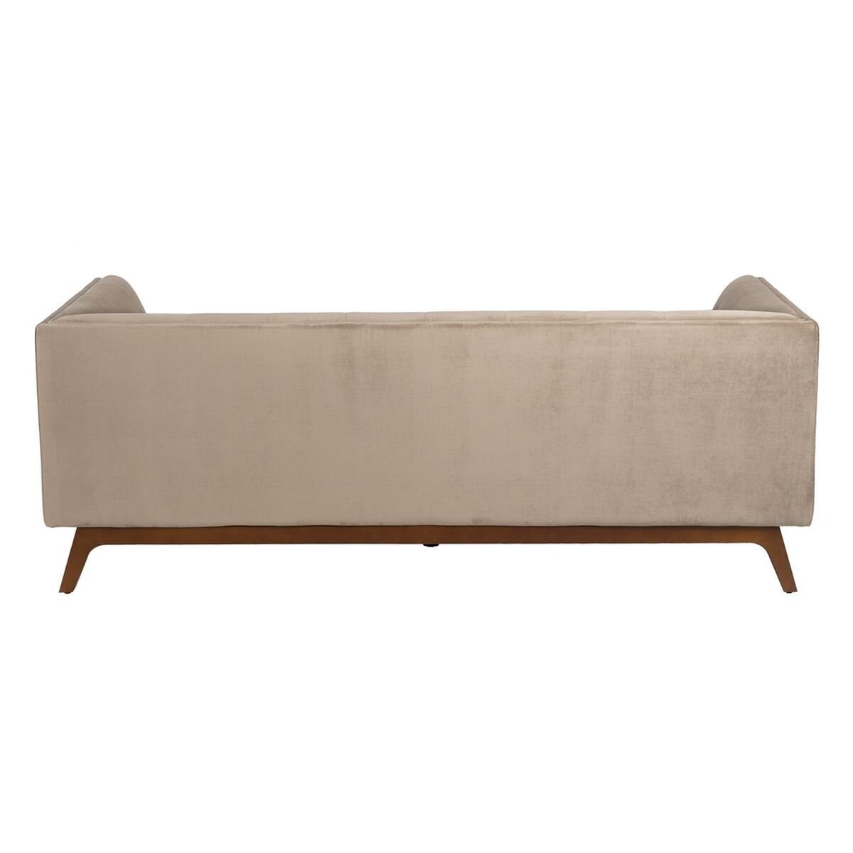 Samt 81 Holz cm 72 Sofa 198 Champagner Stoffe x Sofa x synthetische Bigbuy