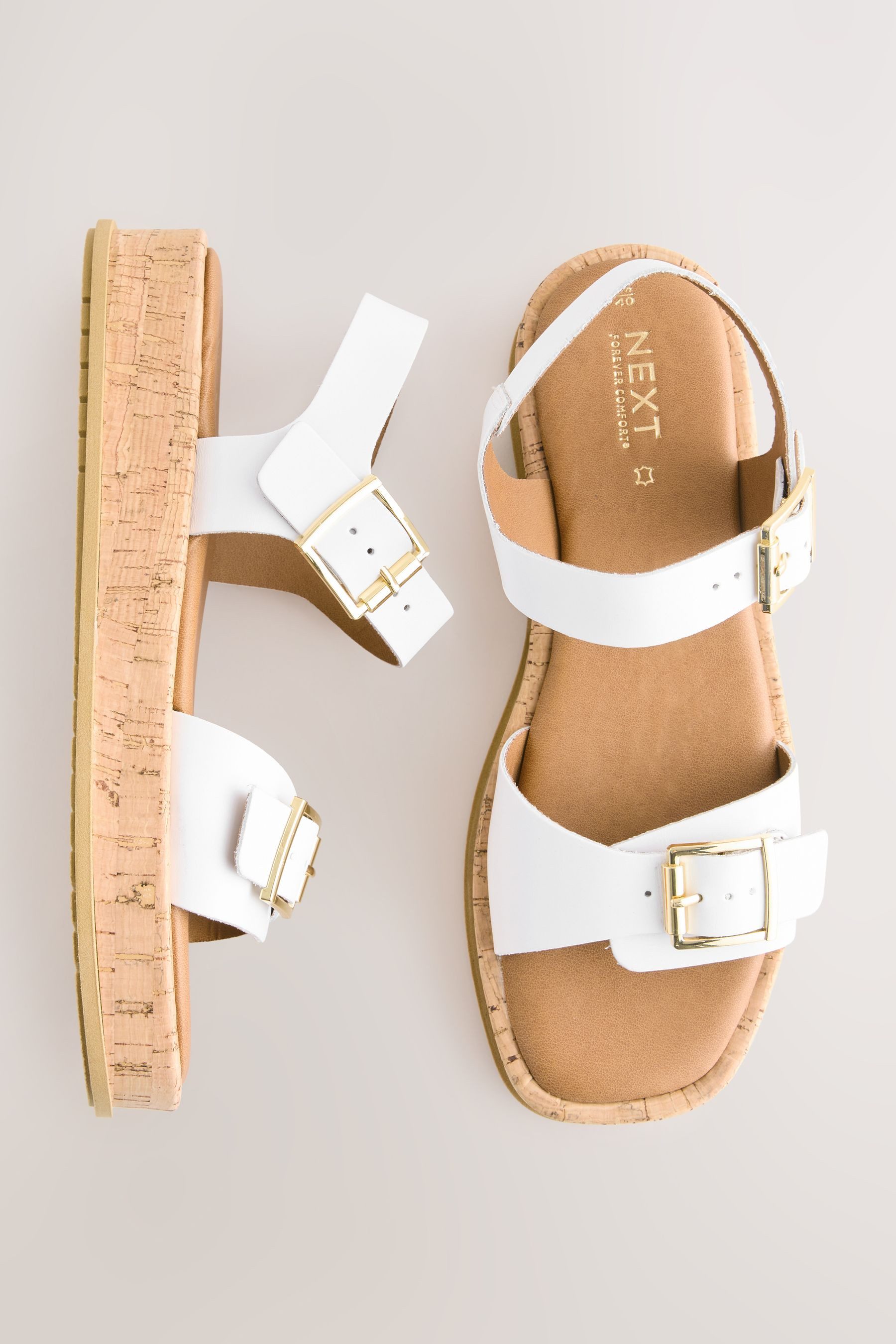 Next Forever Comfort® Flatform-Sandalen mit Schnallen günstig online kaufen