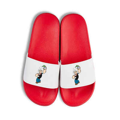 Youth Designz Popeye Unisex Badelatschen Flip Flops Badeschuh mit lusitgen Logo für Damen & Herren
