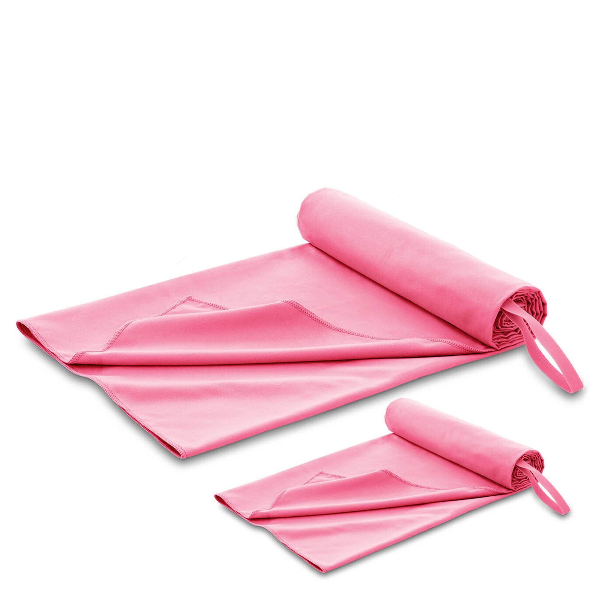 Blumtal Handtuch Fitness Handtuch im 2er Set, Mikrofaser Sporthandtuch Fitnessstudio, Mikrofaser (2-St), 80 x 40 cm