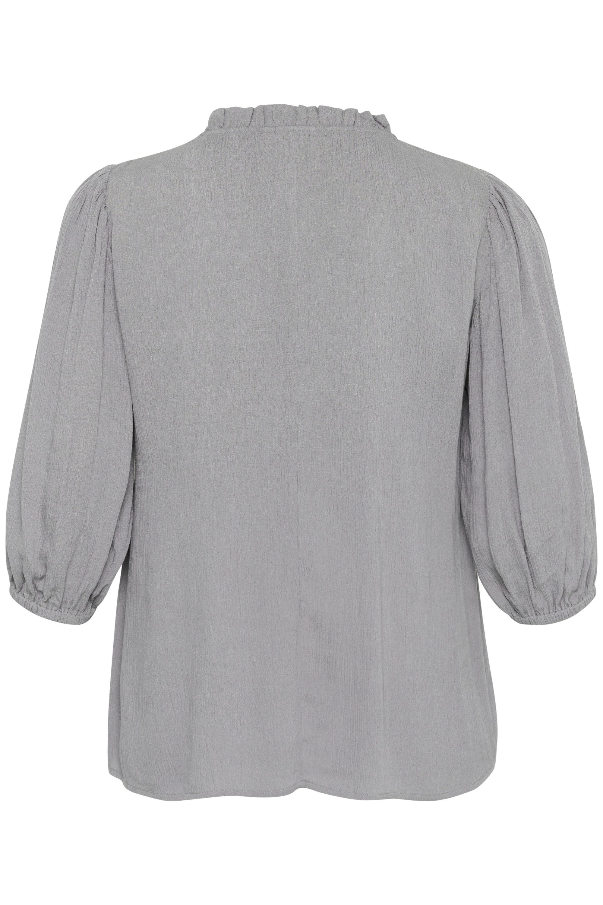 KAFFE Curve Langarmbluse Langarm-Bluse KCkamille Große günstig online kaufen