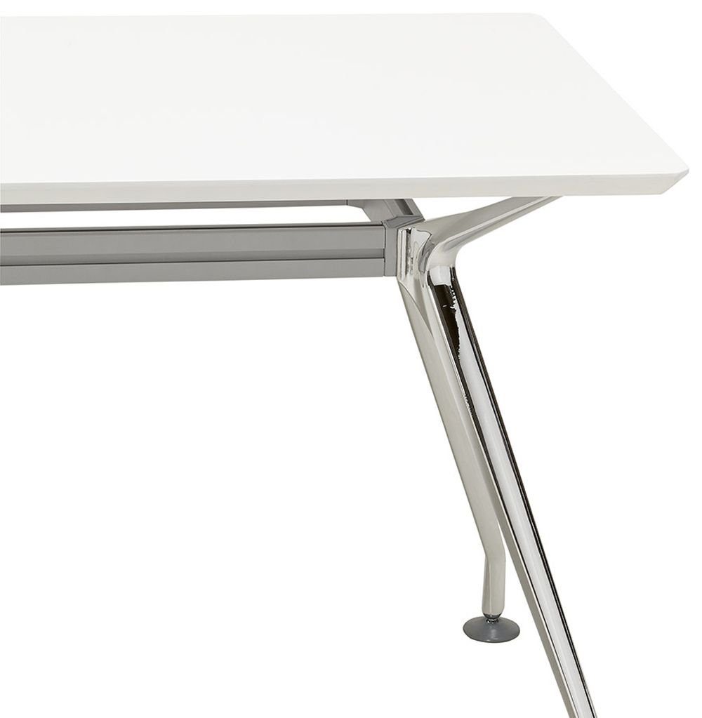 KADIMA DESIGN Laptoptisch 180 Schreibtisch Büro Weiß Schreibtisch PC-Tisch JENNA