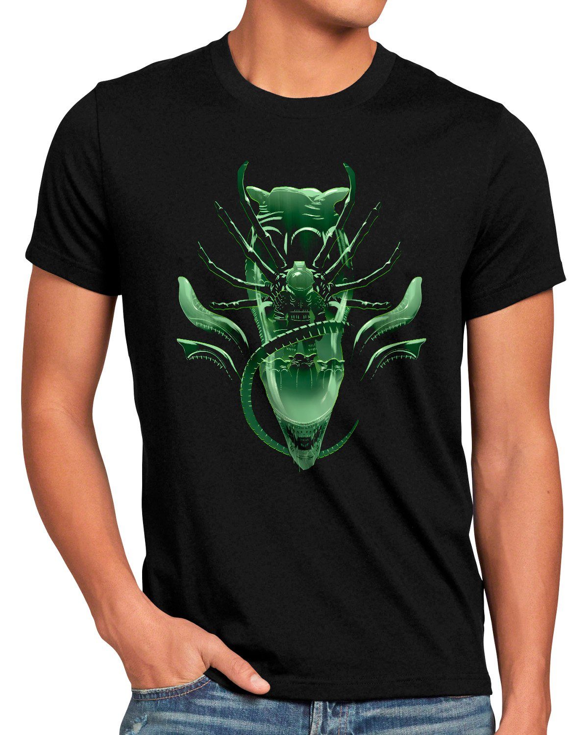 Herren alien scott Survive xenomorph T-Shirt style3 ridley predator Print-Shirt