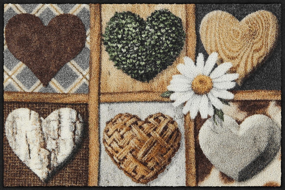 Salonloewe Fußmatte Fußmatte 50x75 Nature Love, Eingangsmatte normal, Höhe: 500 mm