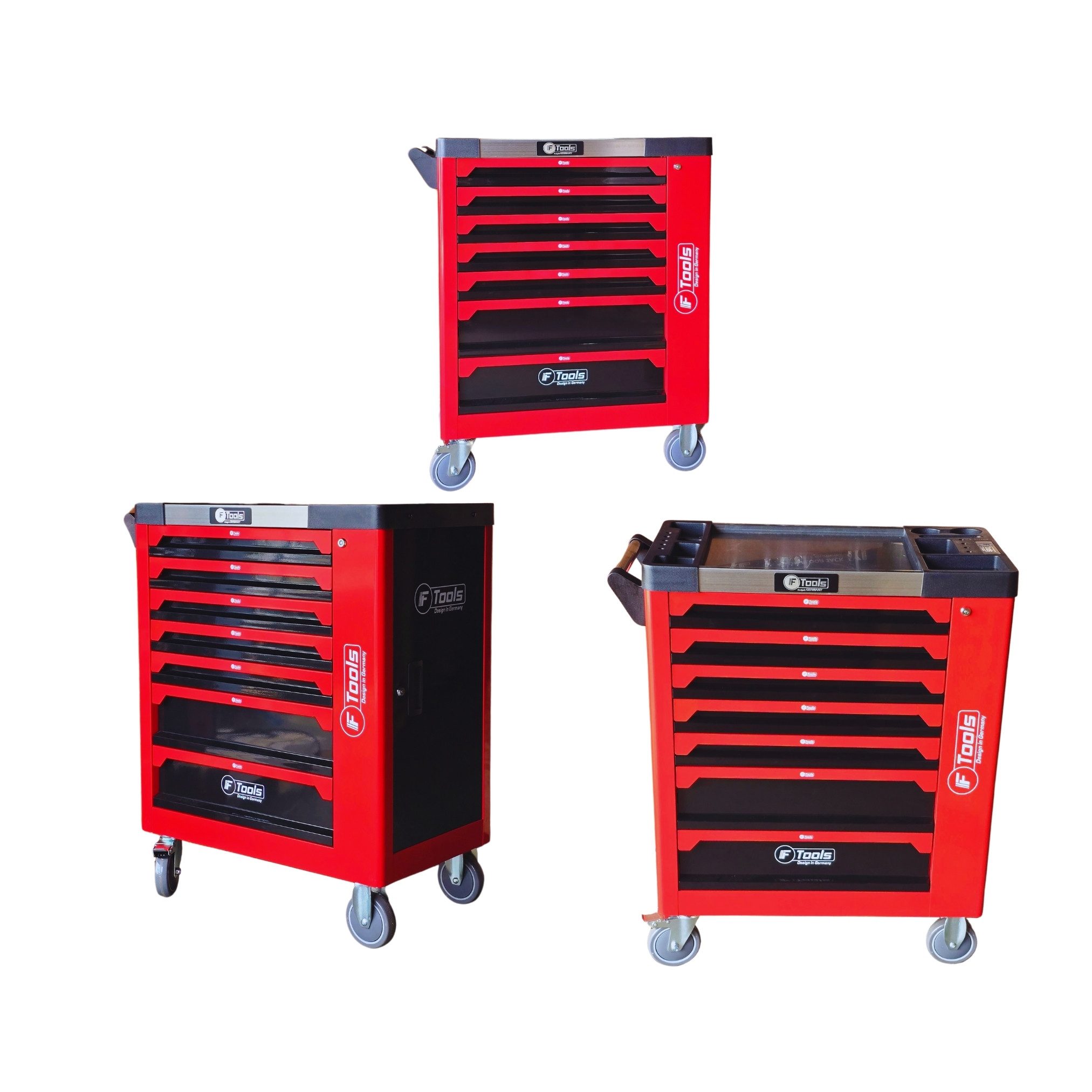 Toolcar Werkzeugwagen Toolcar F-Tools Red XXL Werkstattwagen Werkzeugwagen