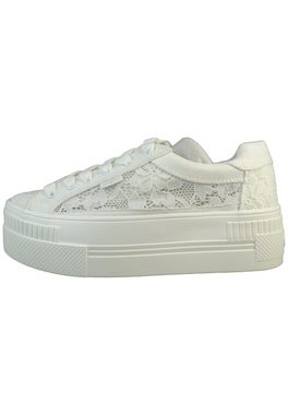 Buffalo 1636161 Paired Bloom Low Top Hochzeit White Sneaker