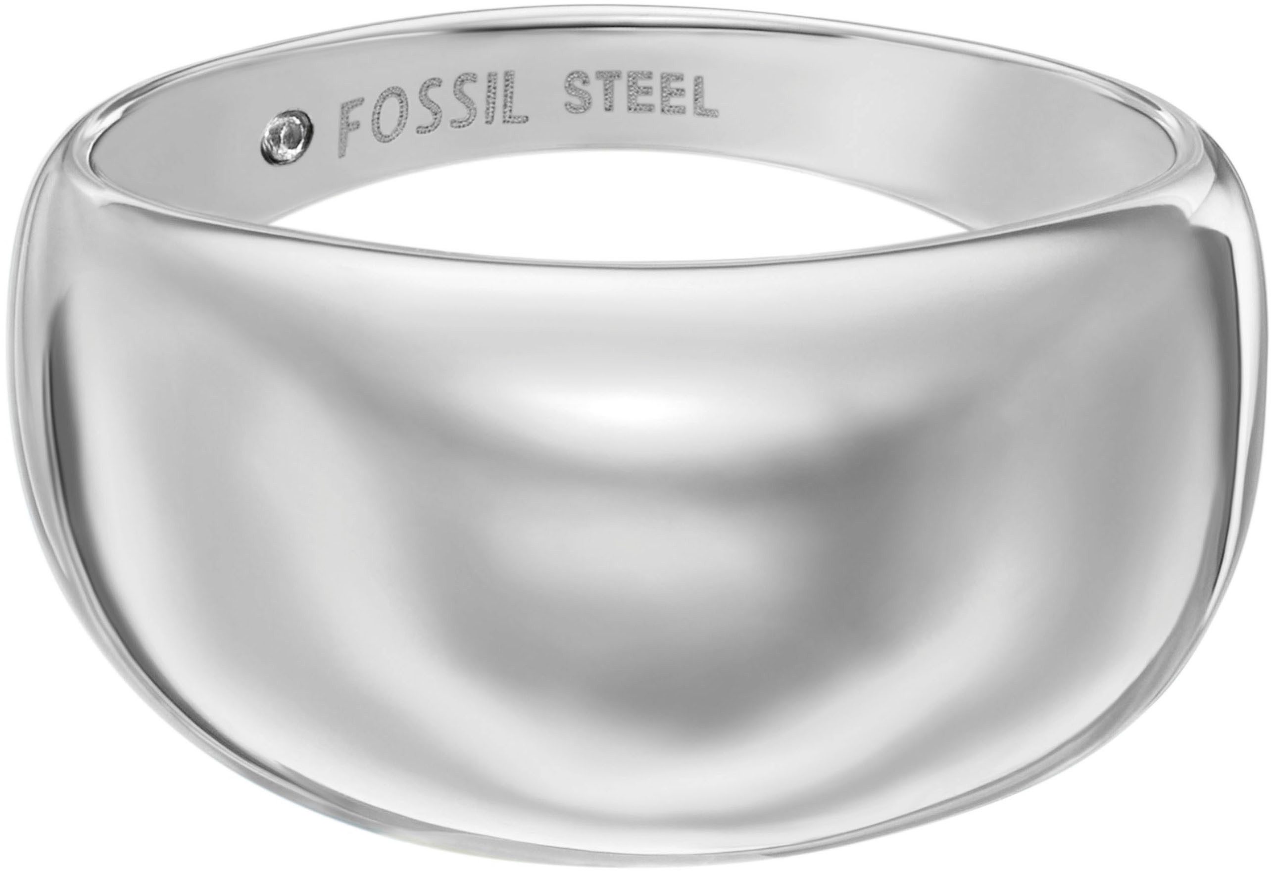 Fossil Fingerring Schmuck Geschenk Edelstahl All Stacked Up