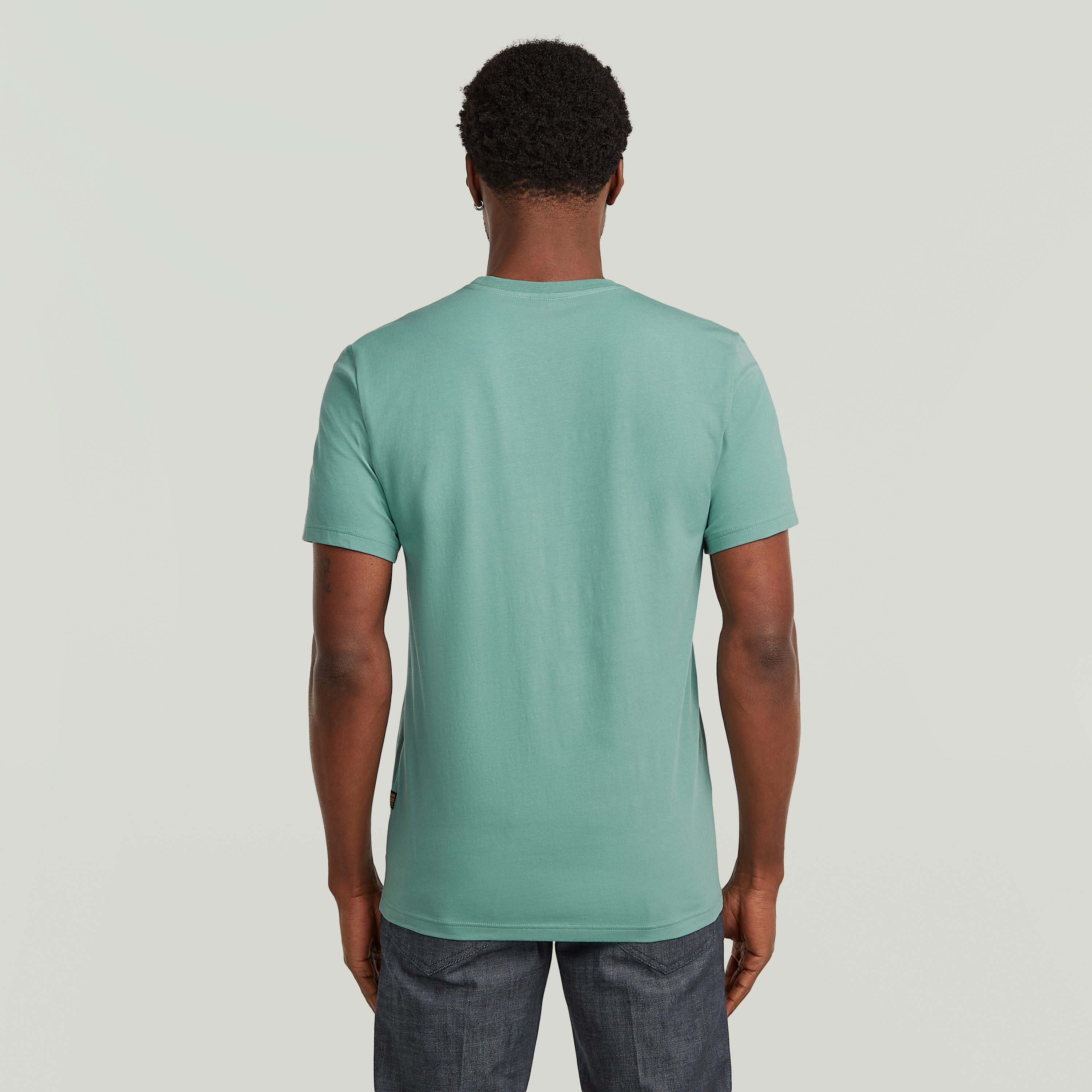G-STAR T-Shirt Slim Base mit Rundhals, Baumwollmix