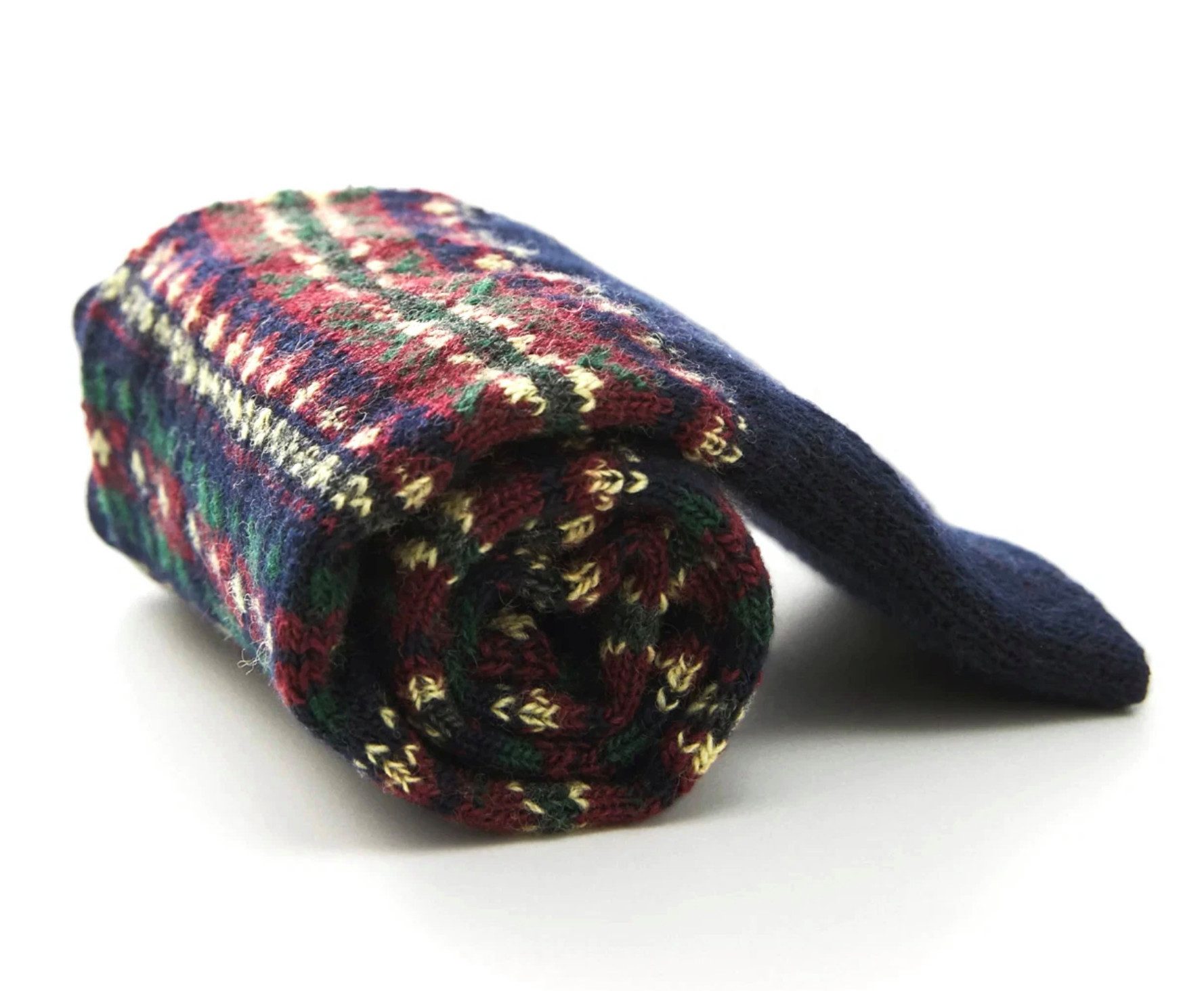 Polo Ralph Lauren Socken Boots Stiefelsocken Fair Isle Made in Japan EU 39–45 Meisterwerk aus Handwerkskunst, Komfort Design