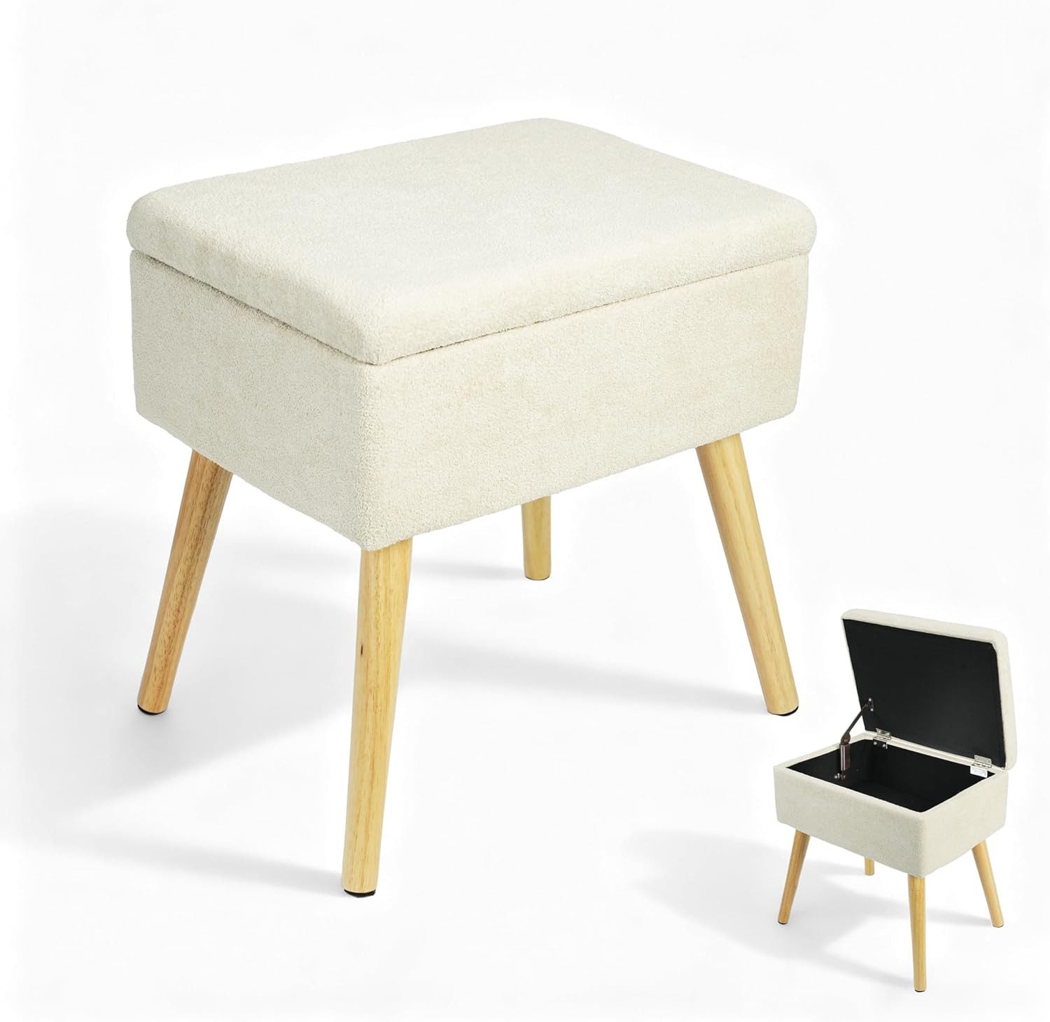 Zedelmaier Hocker Hocker schminktisch Fußhocker Schminkhocker Polsterhocker (ZD3645)