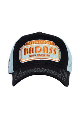 KingKerosin Baseball Cap Natural Born Badass mit Front-Stickerei