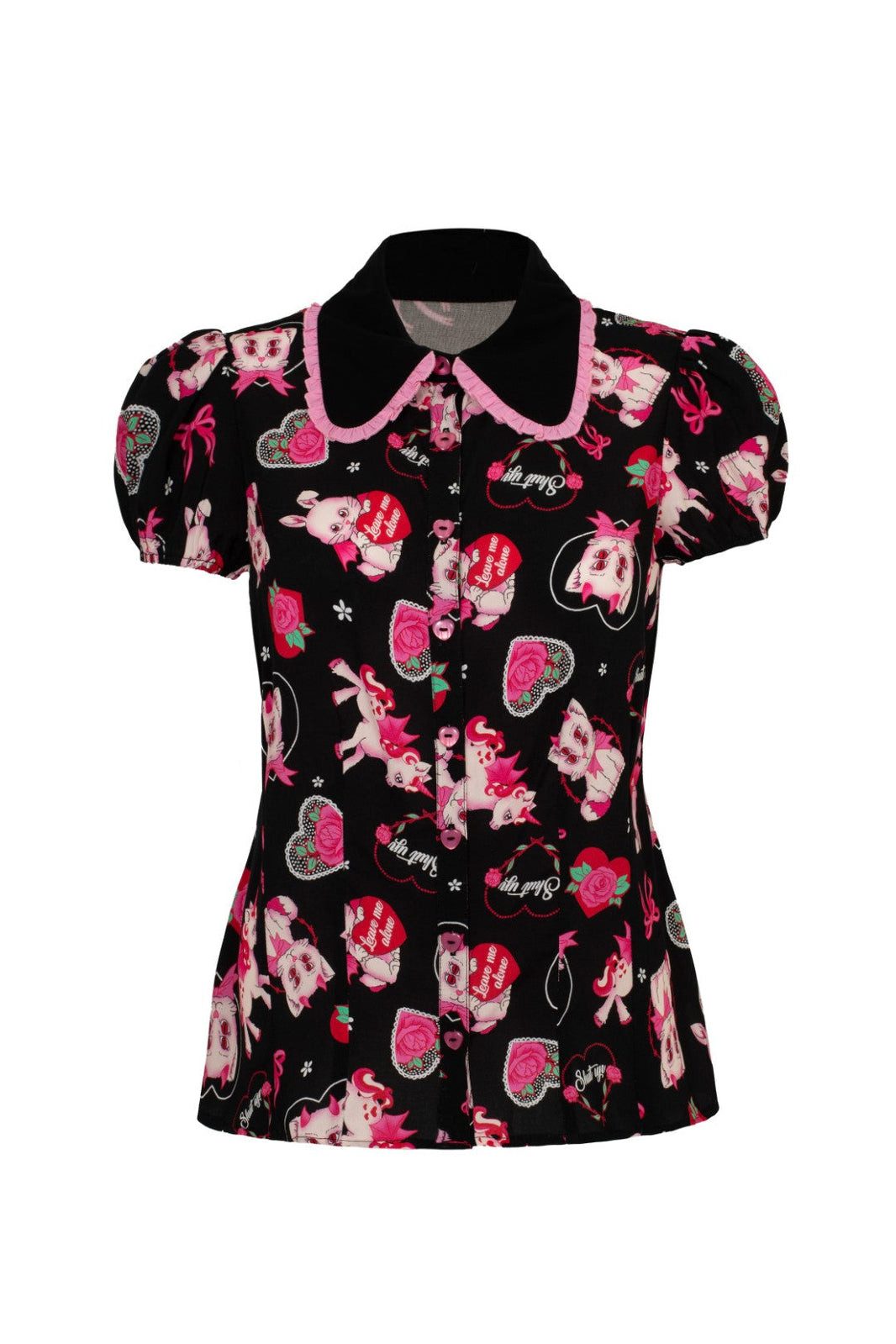 Hell Bunny Blusenshirt Not Into You günstig online kaufen