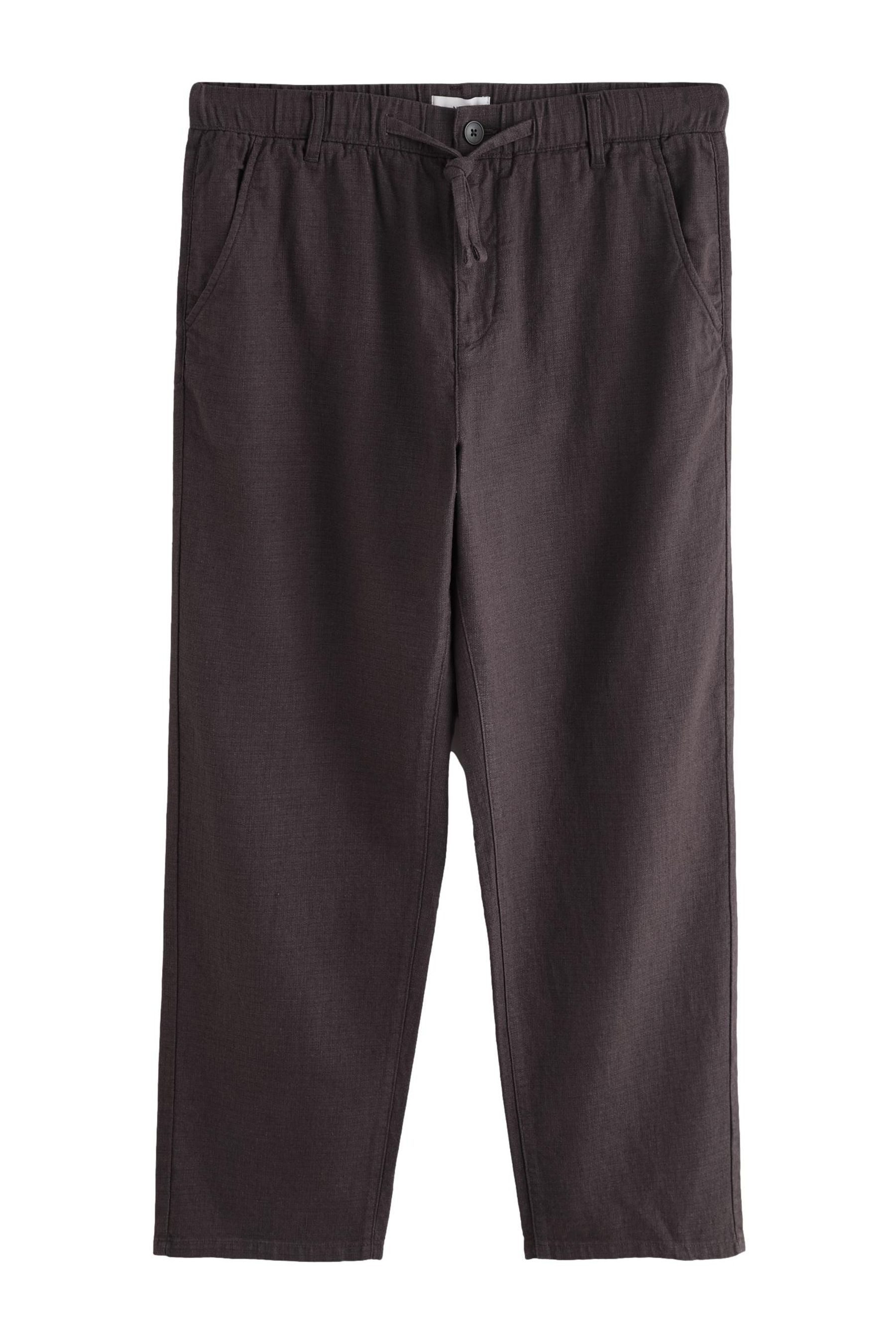 Dehnbund-Hose Strukturierte Regular Fit Hose mit Elastikbund