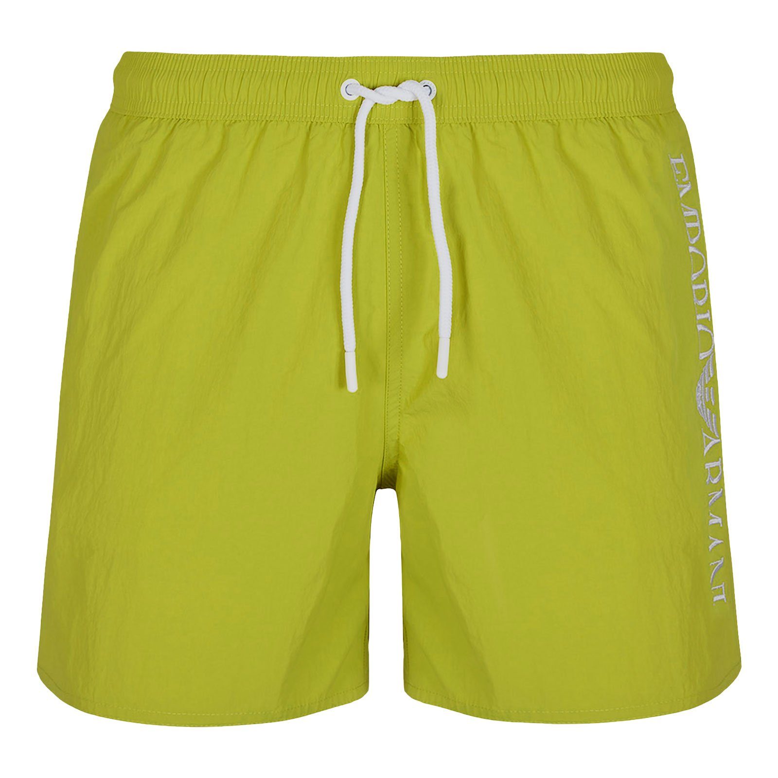 Emporio Armani Boxer-Badehose Mid Boxer Beachwear mit seitlichen Markenschriftzug 14483 acid apple | Badepants