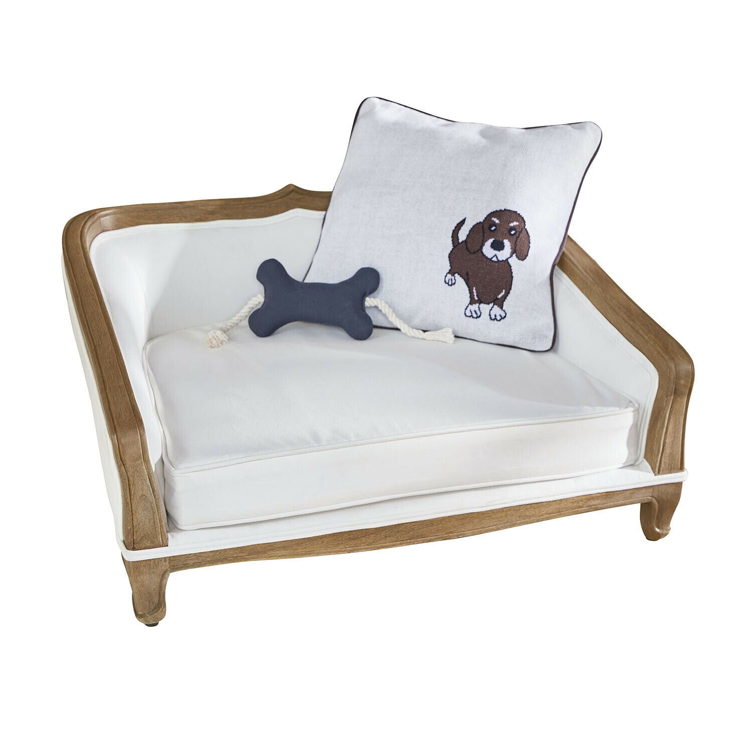 Mirabeau Hundebett Sofa für Haustiere Whisley braun/creme