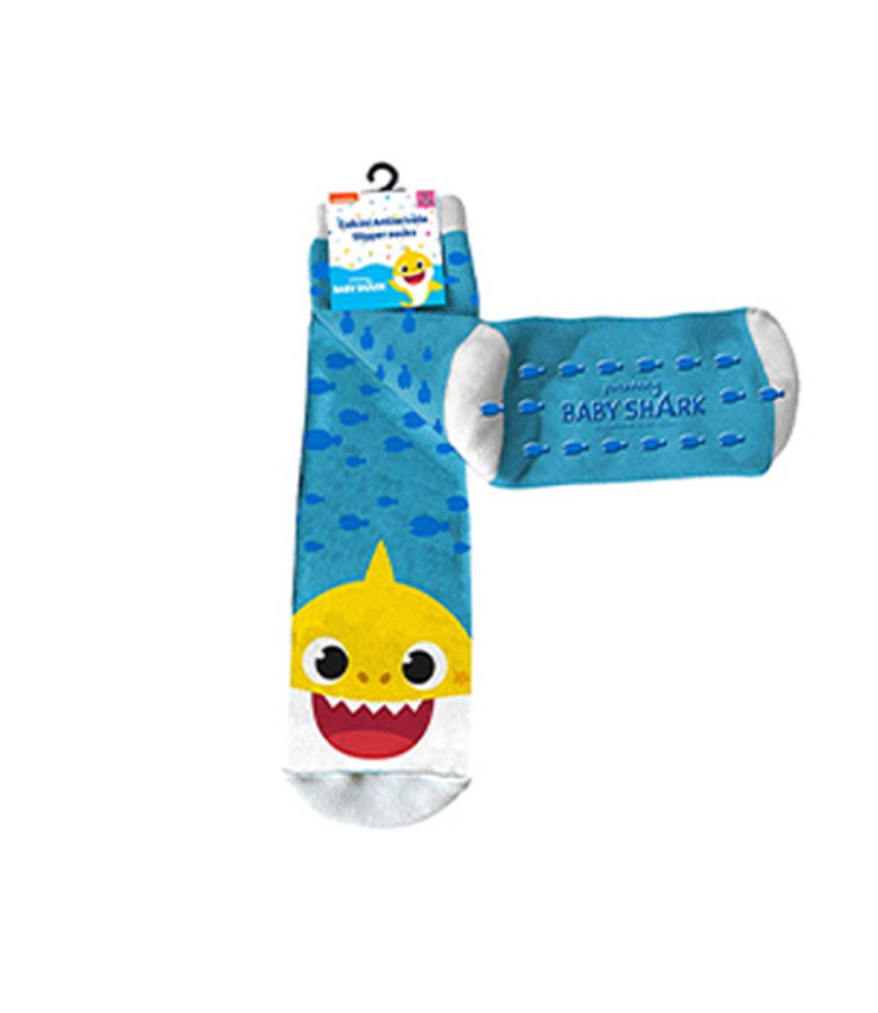 Baby Shark Sneakersocken Baby Shark Socken 2er-Pack Anti-Rutsch Söckchen für sichere Schritte