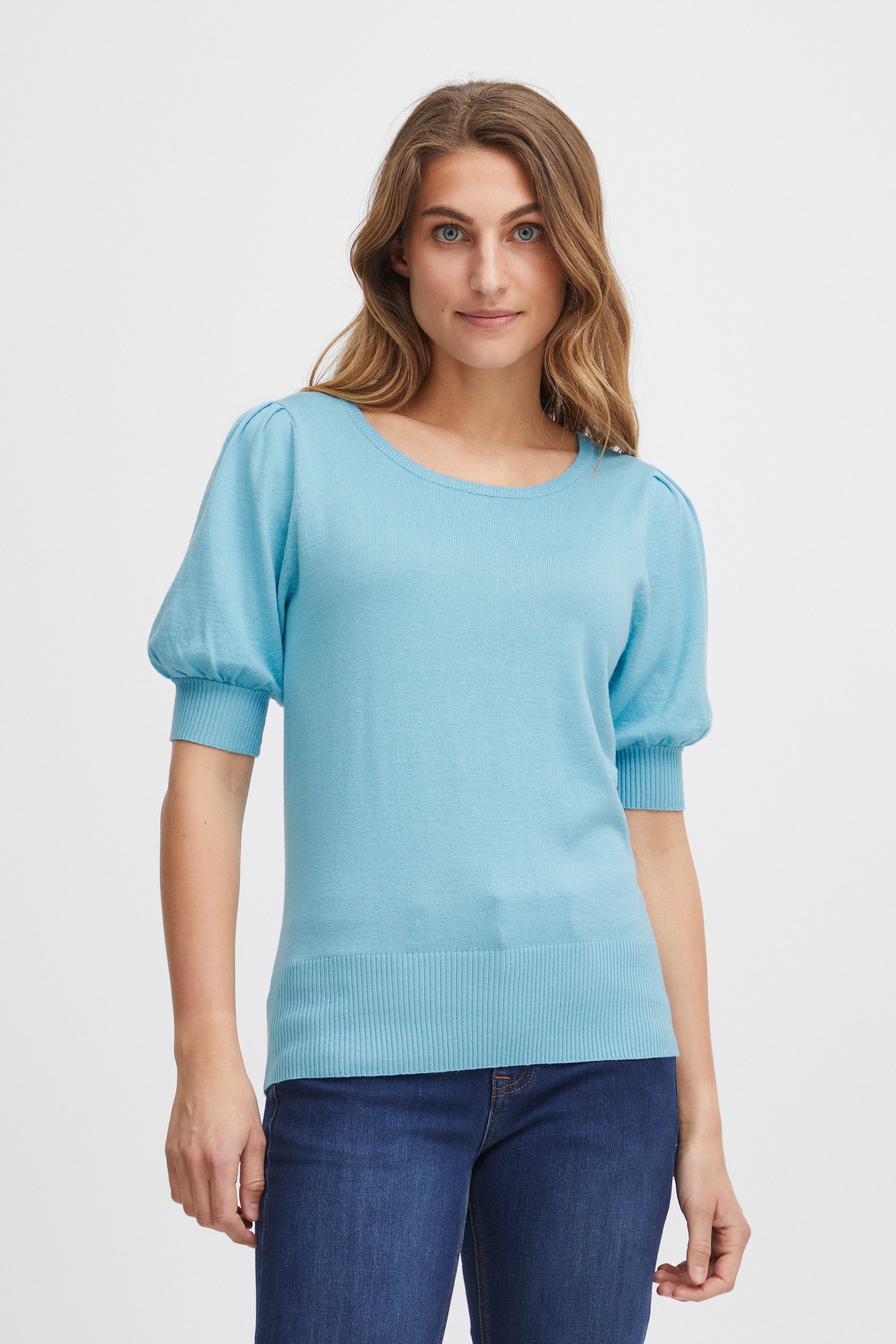 fransa Strickpullover 3/4 Arm-Pullover