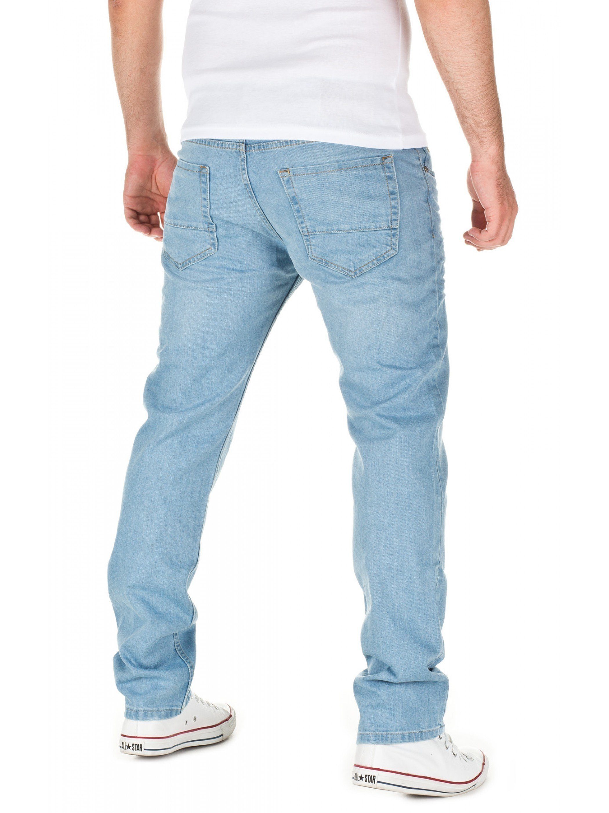 Jeans Blau WOTEGA Travis (blue 411) Slim-fit-Jeans denim