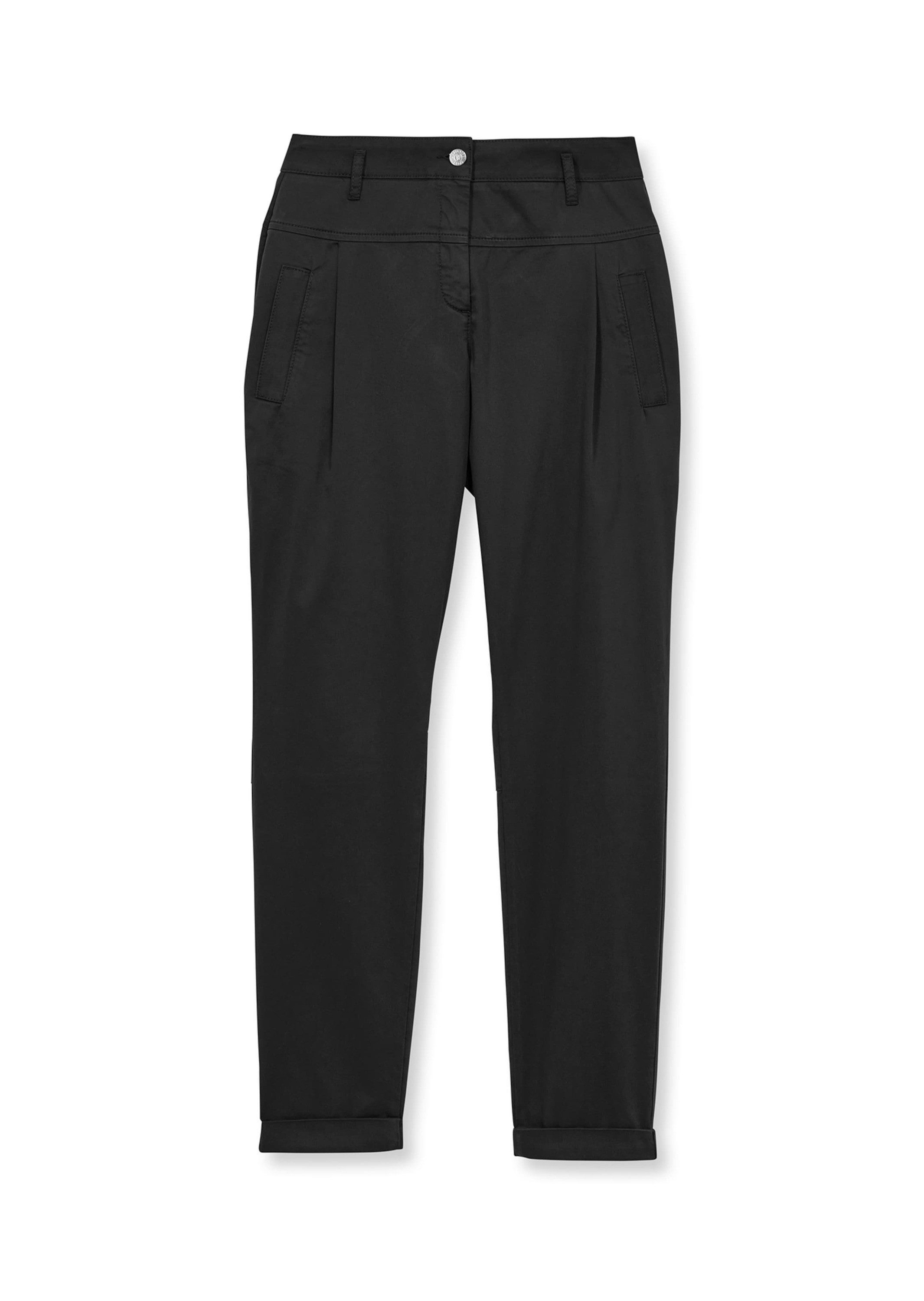 Chinos Modische Chino-Hose mit Bundfalten