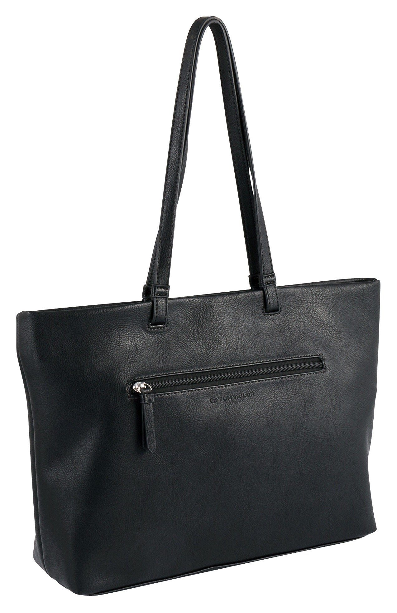 TOM TAILOR Shopper Rosabel, aus weich genarbtem Lederimitat im cleanen modernen Look