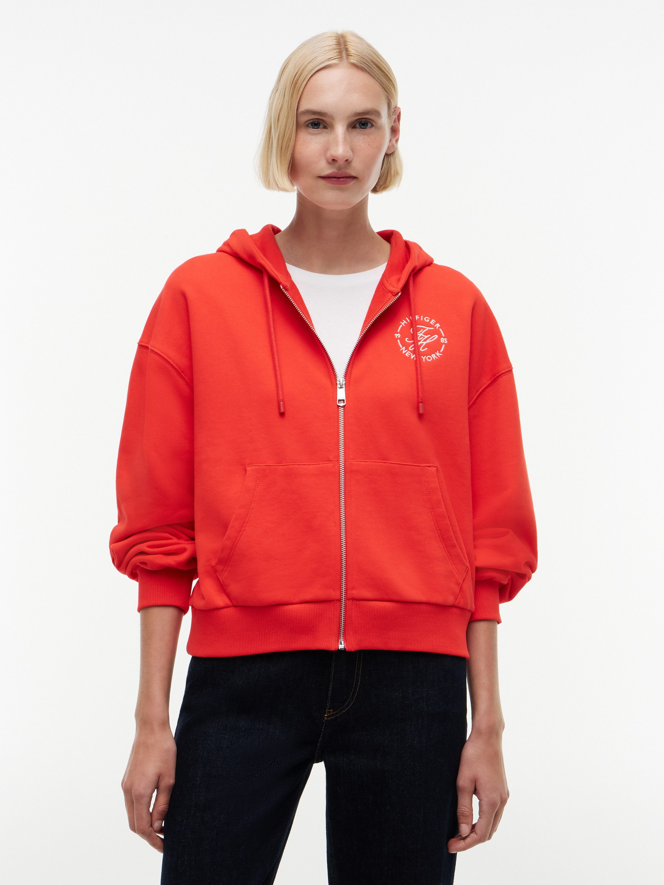 Kapuzensweatjacke TH ROUNDAL ZIP-UP HOODIE