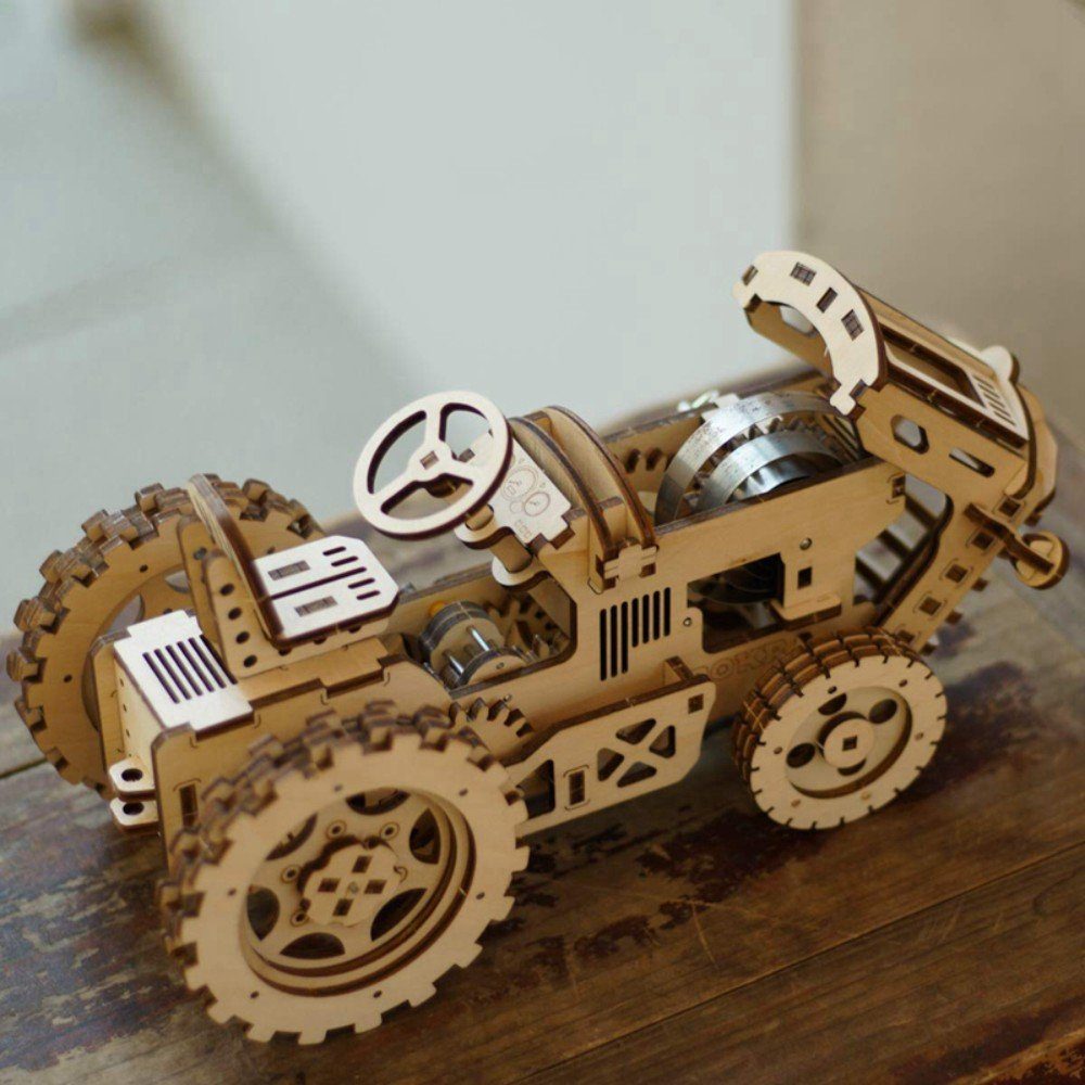 Traktor Modellbausatz, ROKR Puzzleteile 135 3D-Puzzle Robotime
