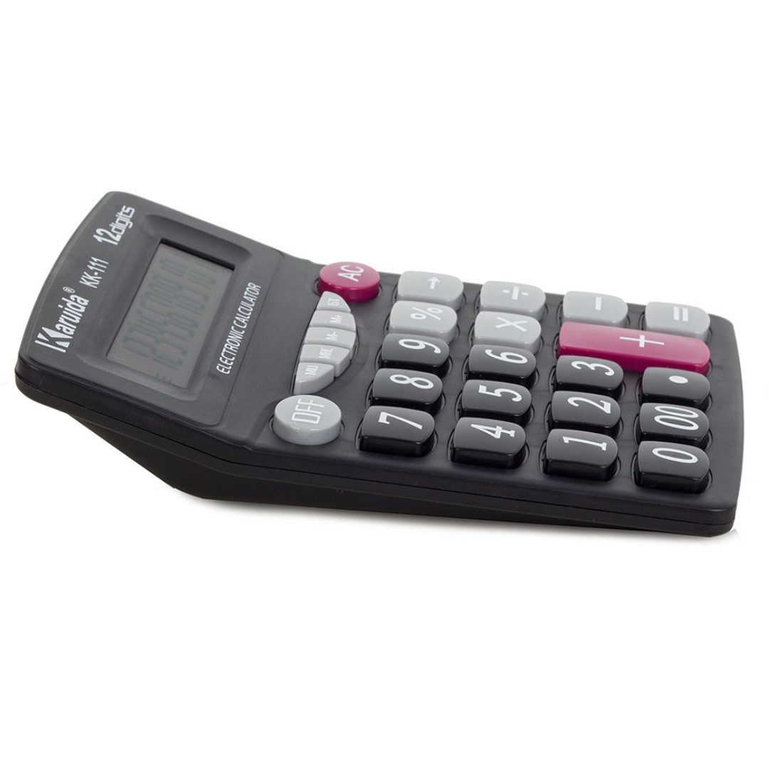 RACEL Taschenrechner XL Taschenrechner mit großen Tasten 12‑stellig