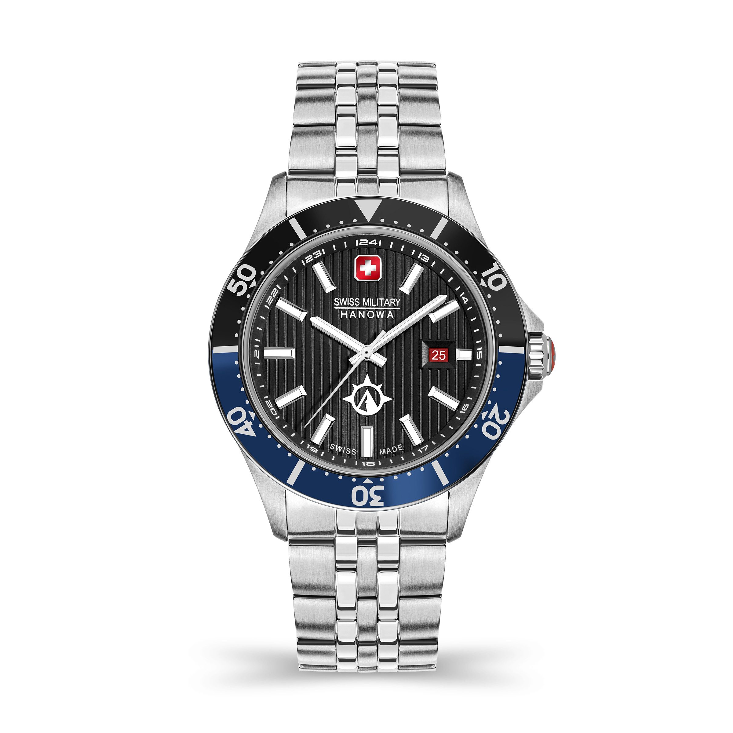 Swiss Military Hanowa Quarzuhr Quarzuhr Herrenuhr 42 Quarz Herren