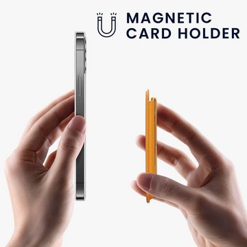 kwmobile Magnetischer Kartenhalter für Apple iPhone 15 / 14 / 13 / 12 Serie Halterung, (1-tlg., Magnetischer Karten-Halter für Apple iPhone 15 / 14 / 13 / 12 Serie)