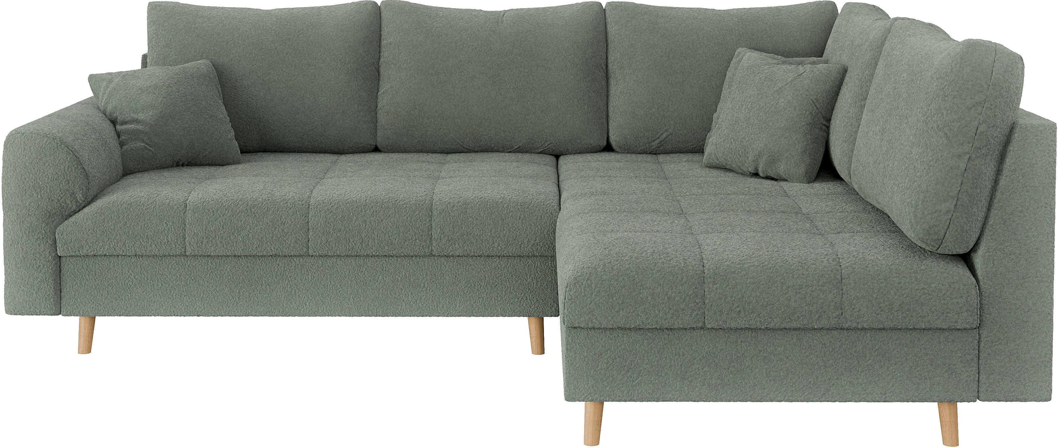 Home affaire Ecksofa "CHARRE L-Form mit Ottomane, Maße B/T/H: 231/161/81 cm günstig online kaufen