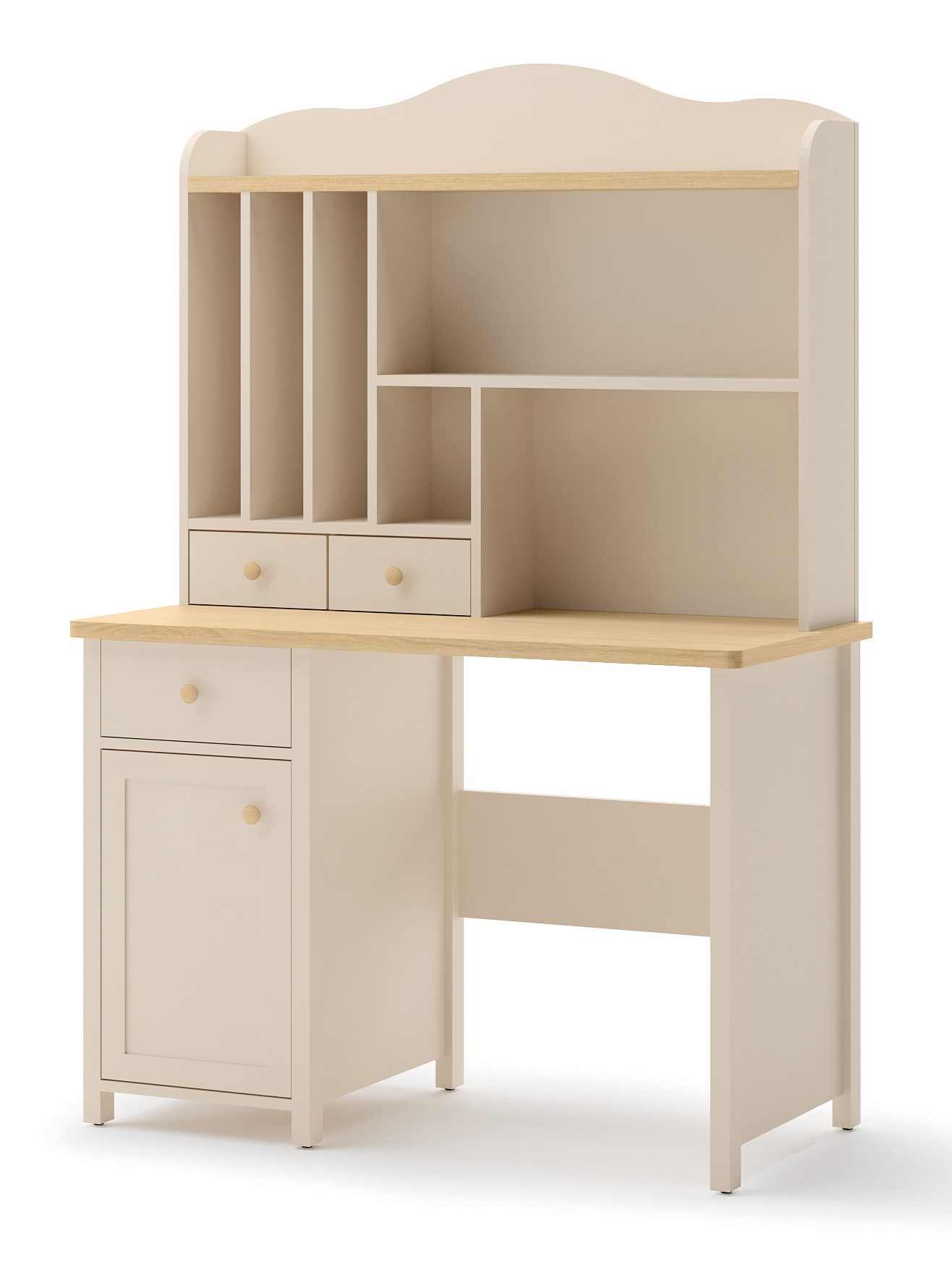 Kinderschreibtisch mit Aufsatz, Schreibtisch für Kinder, Elegant design