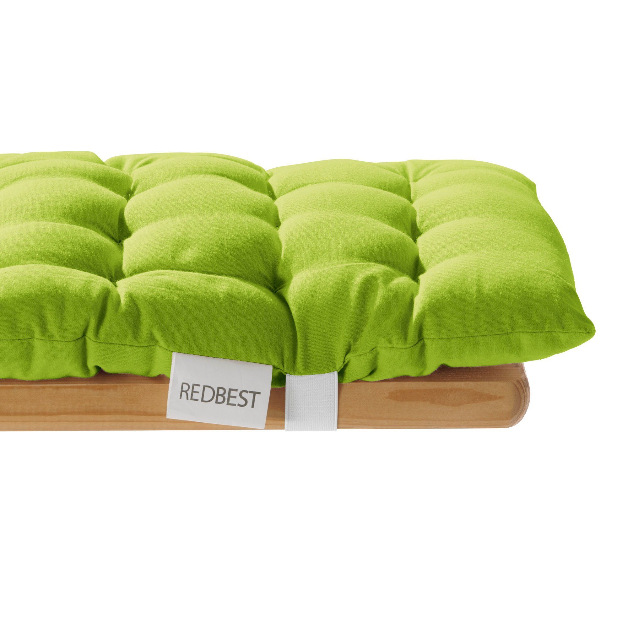 REDBEST Stuhlkissen Bierbank-Auflage "Seattle" 2er-Pack, Uni