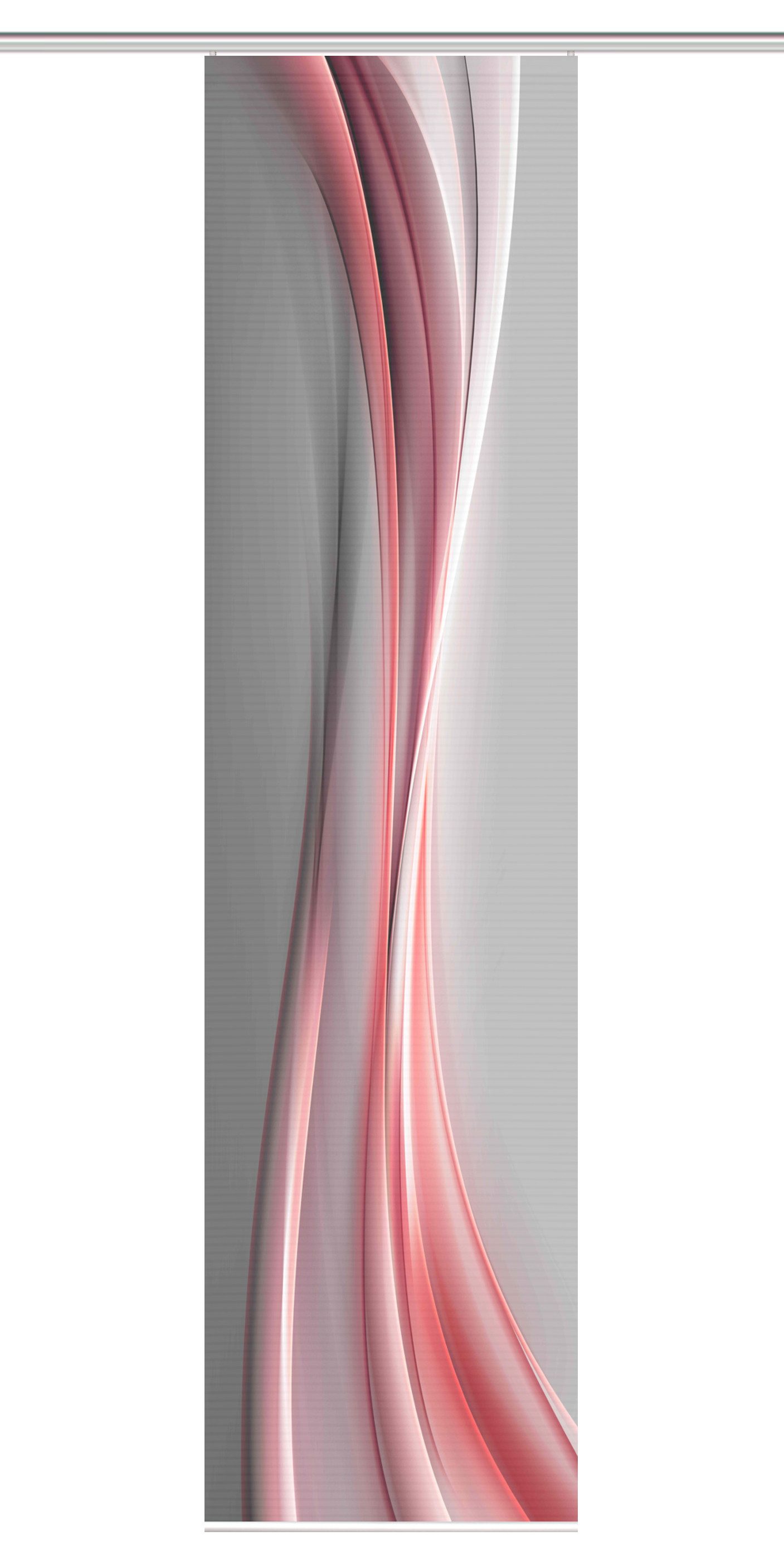 HOME in green Schiebegardine 84070 ELANIA Schiebegardine aus recyceltem Polyester, halbtransparent (1 St), Polyester