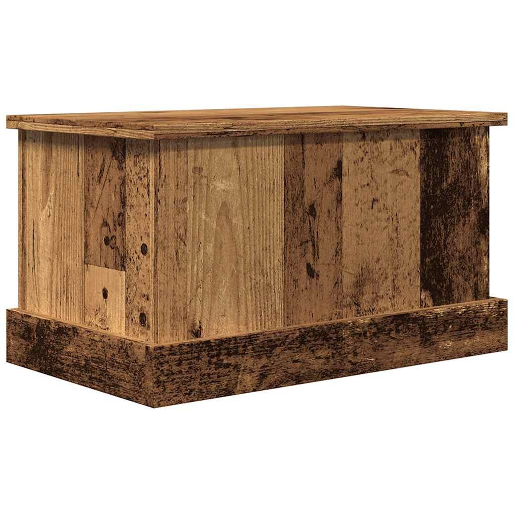 vidaXL Aufbewahrungsbox Truhe Altholz-Optik 30x50x28 cm Holzwerkstoff (1 St)