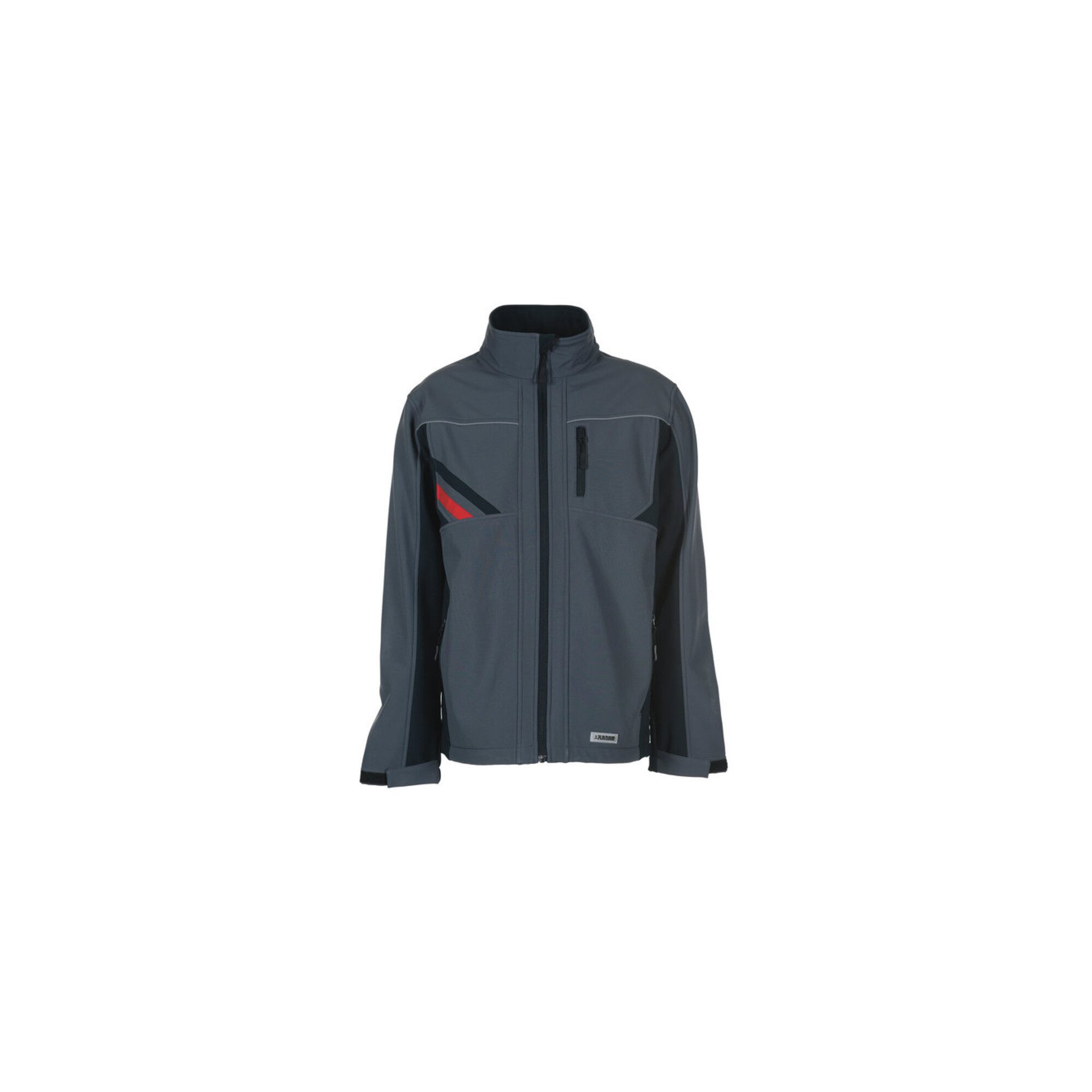 Planam Parka Planam Softshelljacke Highline schiefer/schwarz L