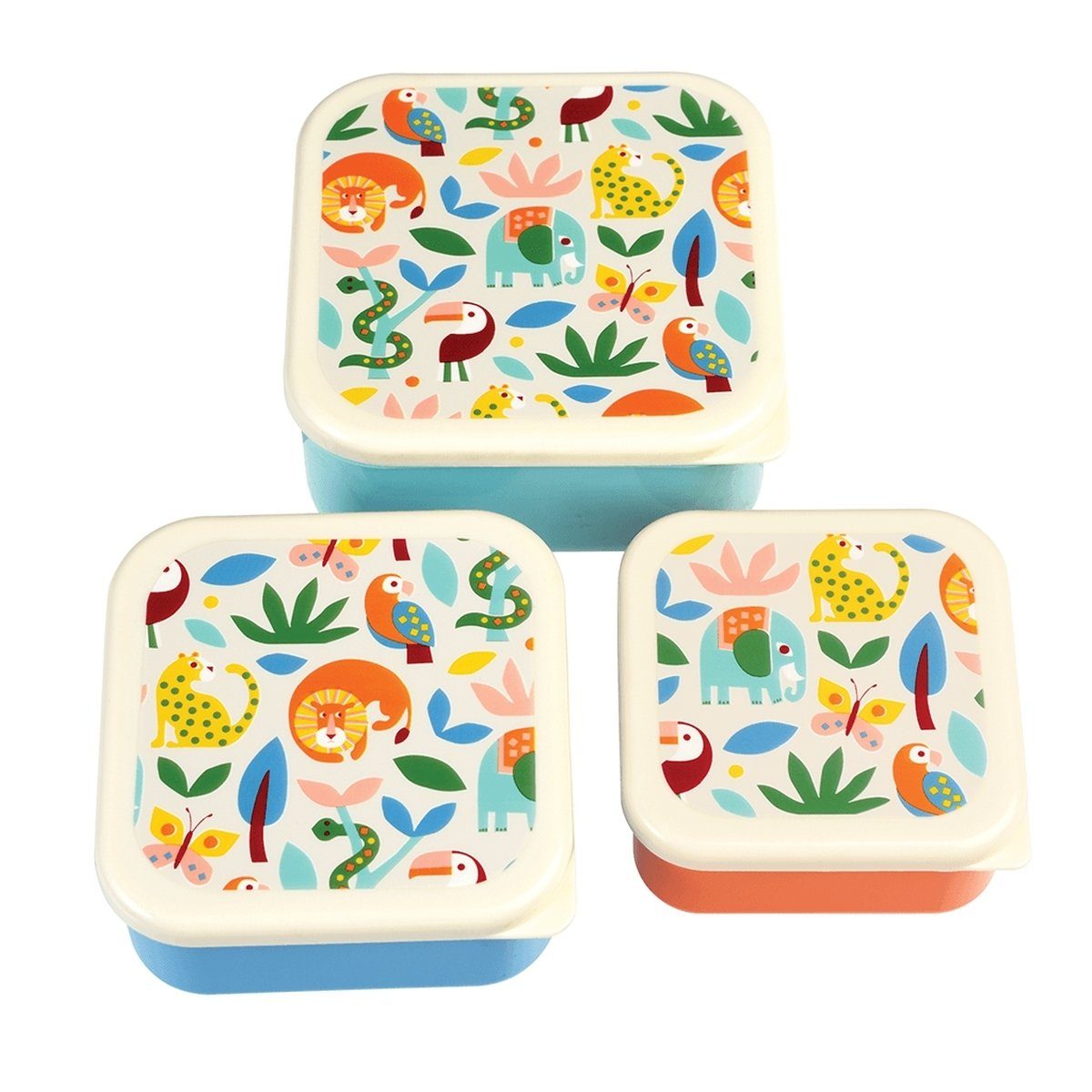 Rex London Lunchbox Brotdosen Wild Wonders 3er Set Brotbüchse Vesperdose
