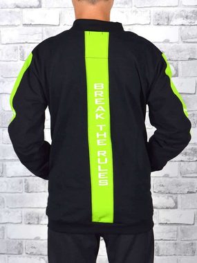 BEZLIT Kapuzensweatjacke Jungen Sweatshirt mit Rücken Print (1-tlg) Schriftzug am Rücken und Ärmeln