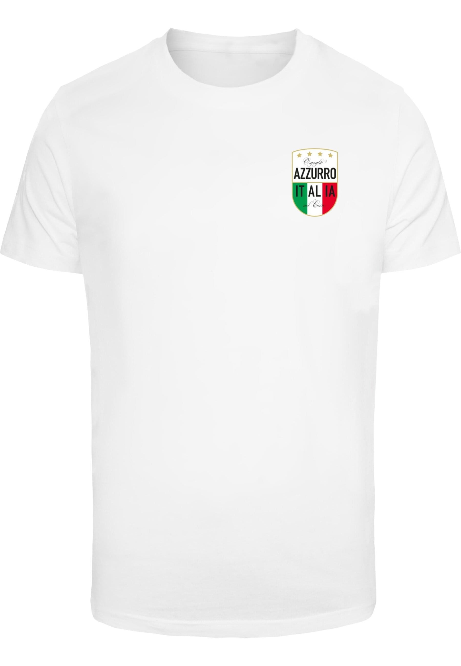 MisterTee T-Shirt MisterTee Azurro Italia Crest günstig online kaufen