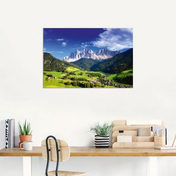 Artland Wandbild Südtirol, Berge & Alpenbilder (1 St), als Alubild, Leinwandbild, Wandaufkleber oder Poster in versch. Größen