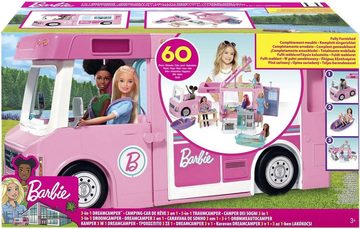 Barbie Spielzeug-Auto Barbie 3-in-1 Dream Camper (91 cm) mit Barbie-Pool