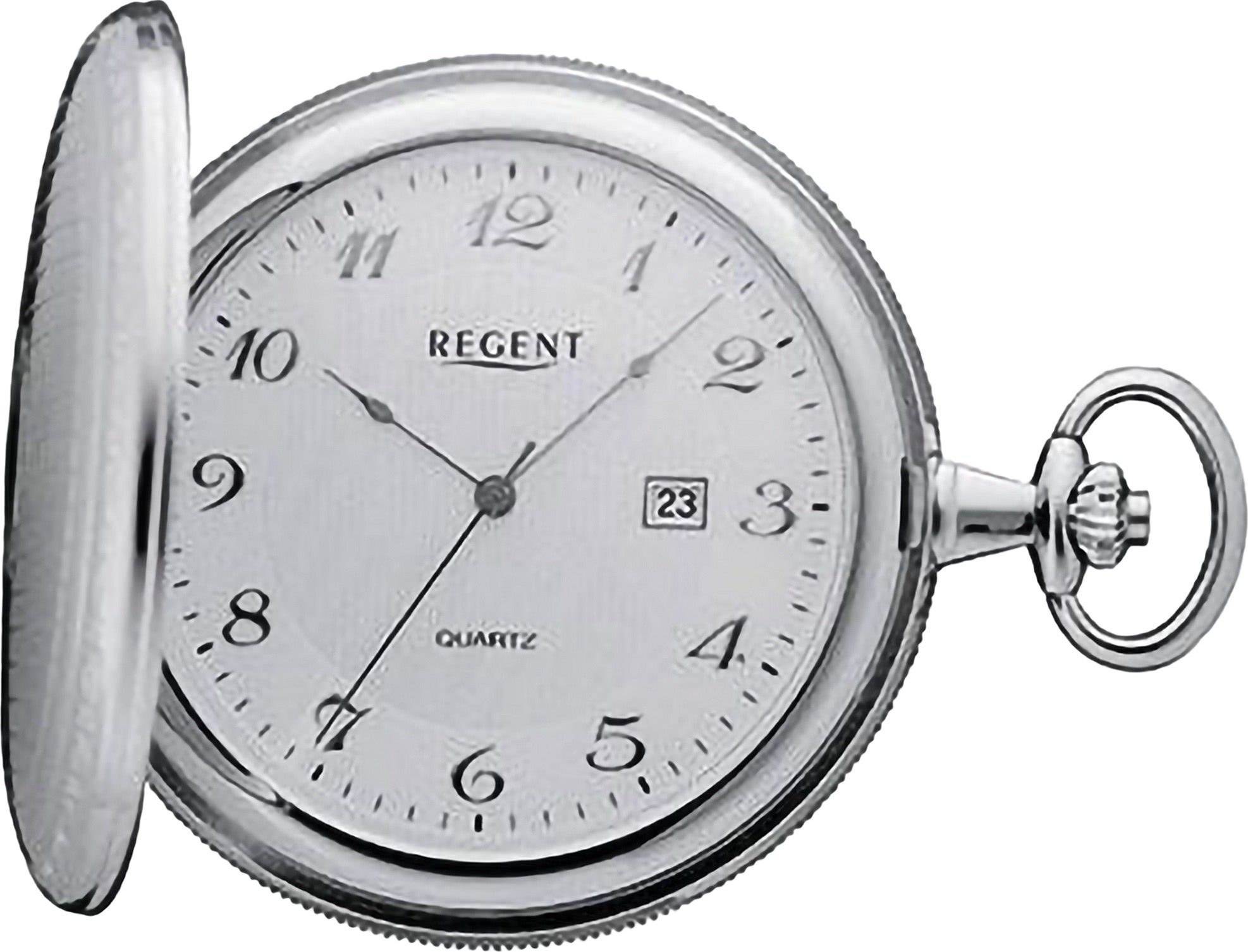 Regent Taschenuhr P751, (Set, 2-tlg., mit Kette), Uhrzeit