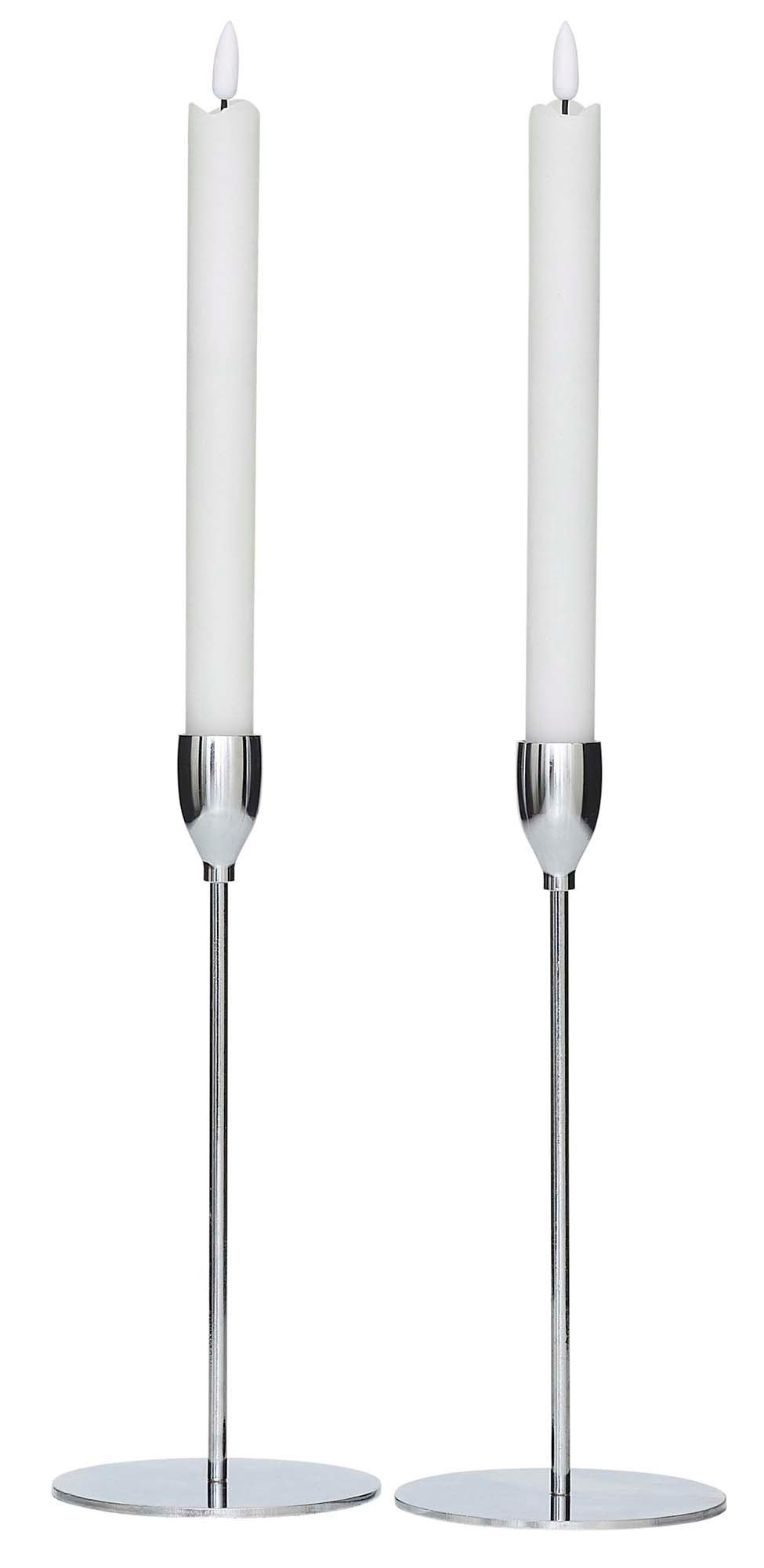 Northpoint LED-Kerze Batterie Kerzen Ständer flackernd Pusten zum Ein-/Auss günstig online kaufen