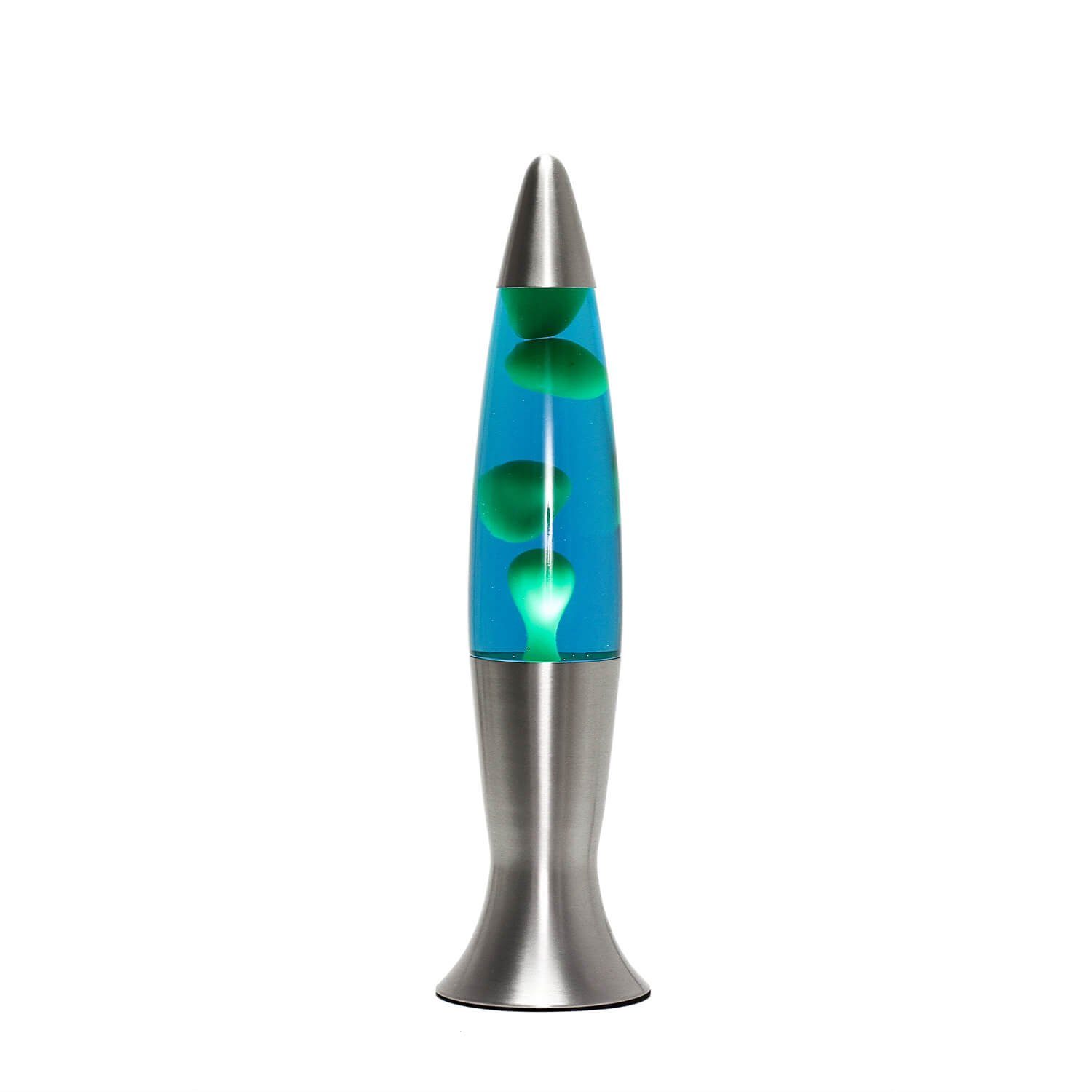 Licht-Erlebnisse Lavalampe ANGELINA, Warmweiß, Tischlampe Blau günstig online kaufen