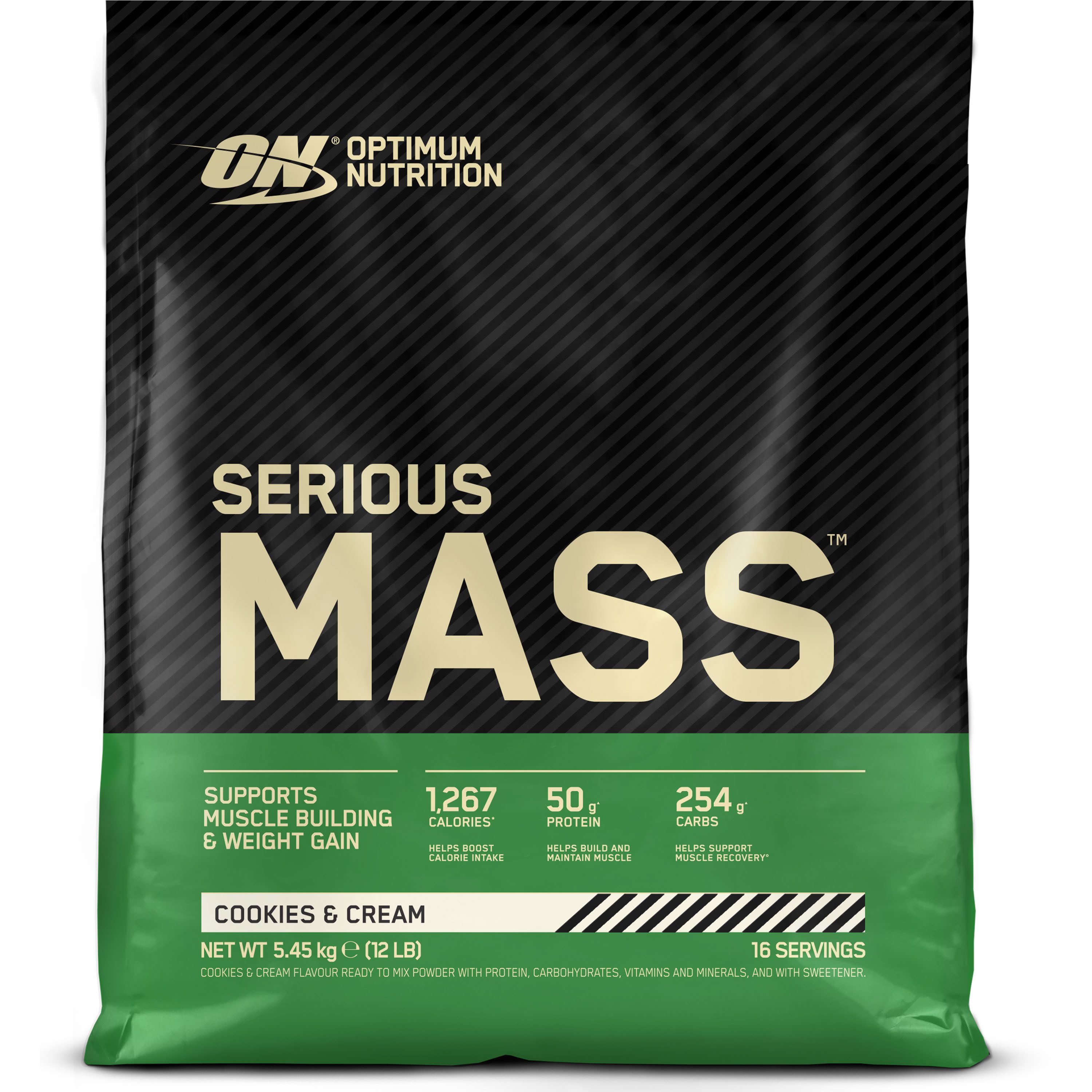 Optimum Nutrition Serious Mass, Weight Gainer Pulver, 5454 g