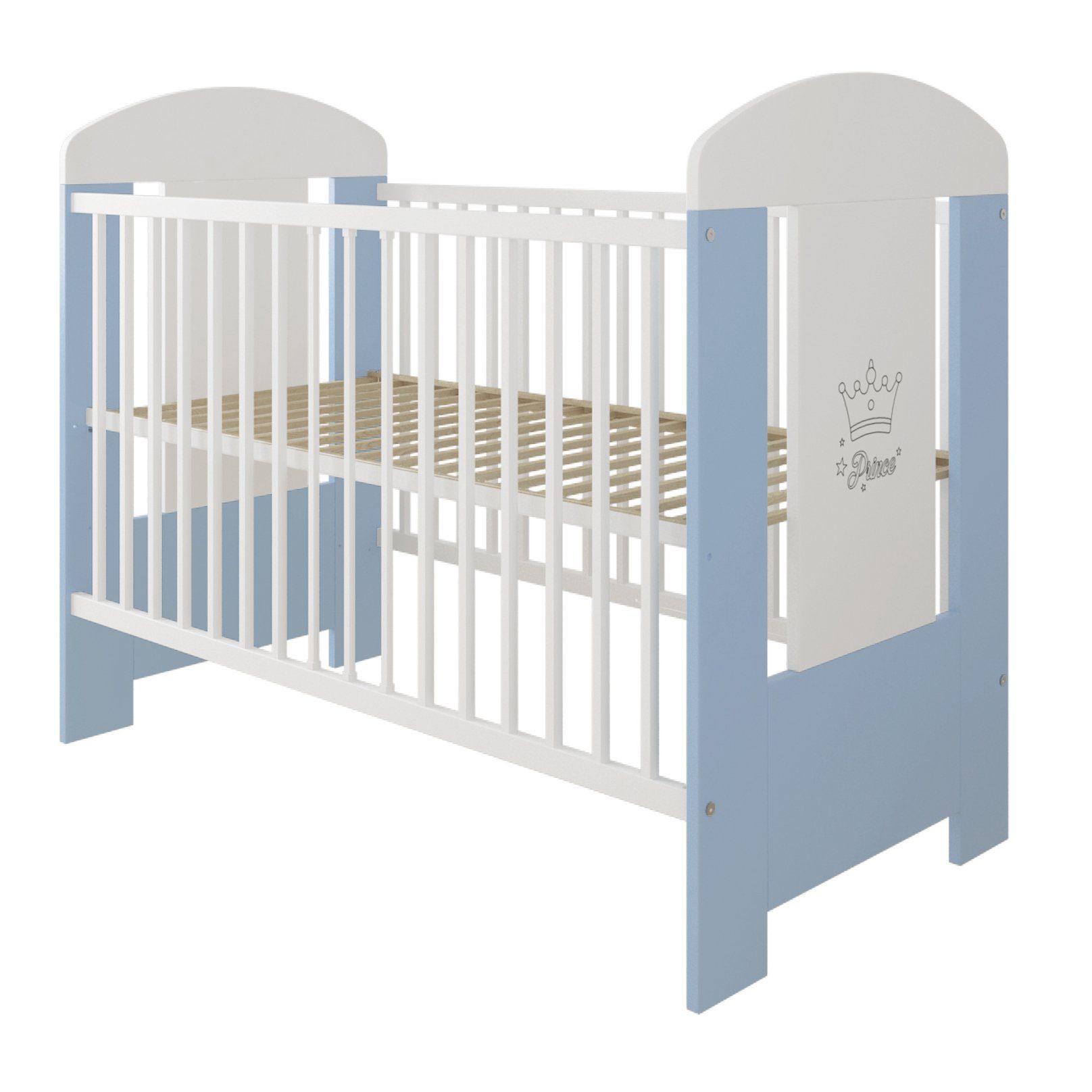 LCP Kids Kinderbett 60x120 cm Prince (1-tlg., Bett ohne Matratze, ohne Bettkasten), einfache Montage